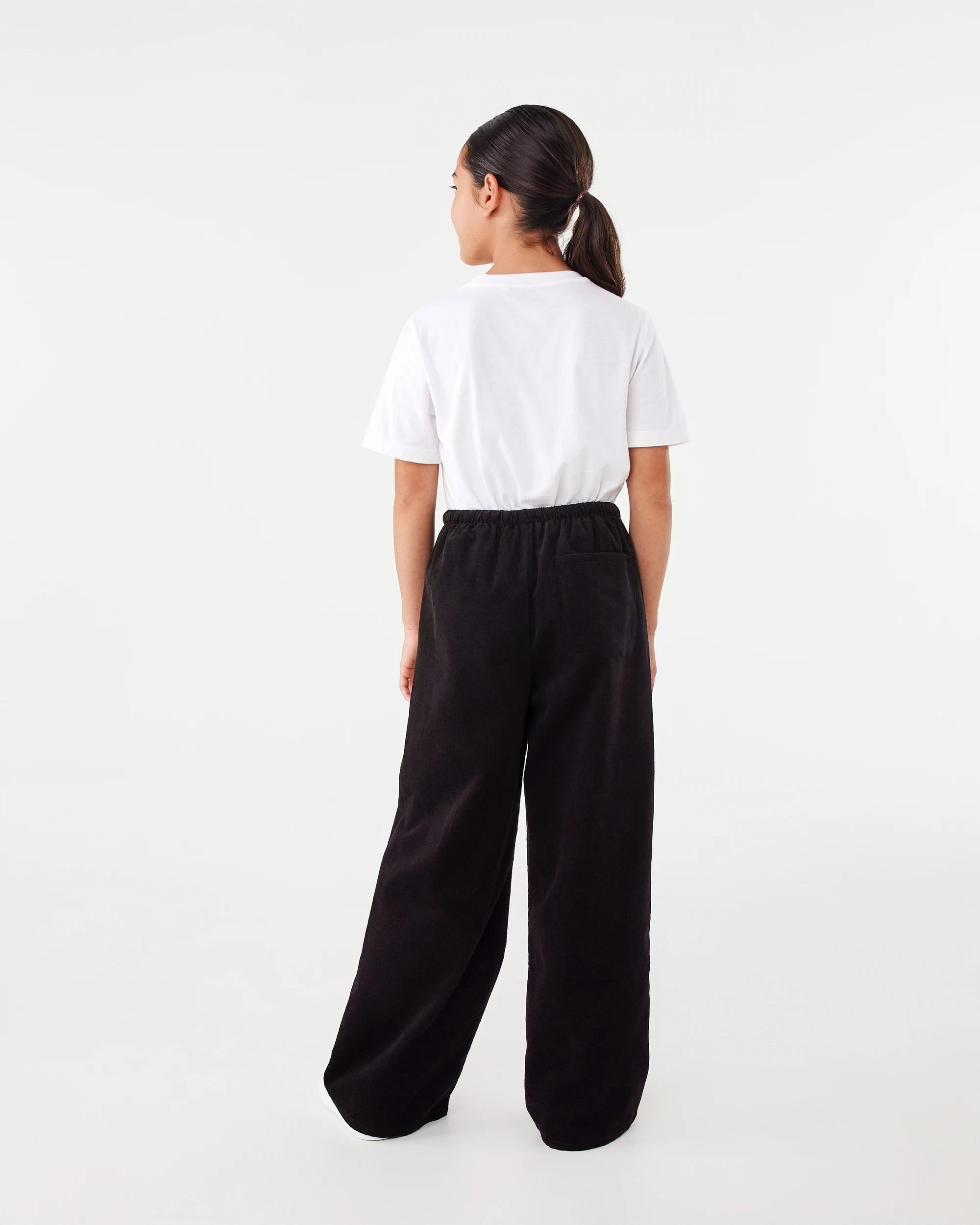 6 Corduroy Pull On Pants Black, 6 of 6