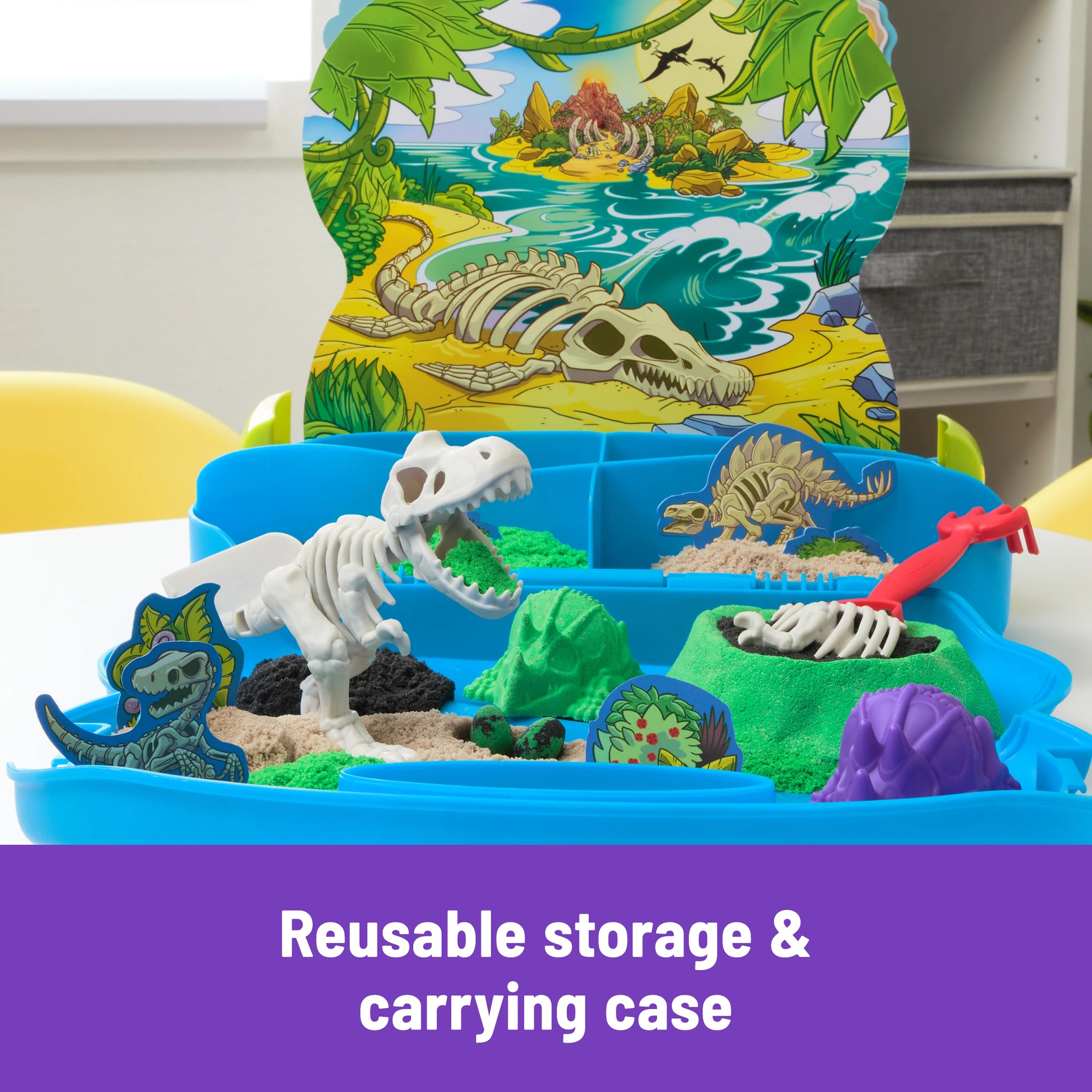 5 Kinetic Sand Dino Fossil Dig Case - Multi, 5 of 7