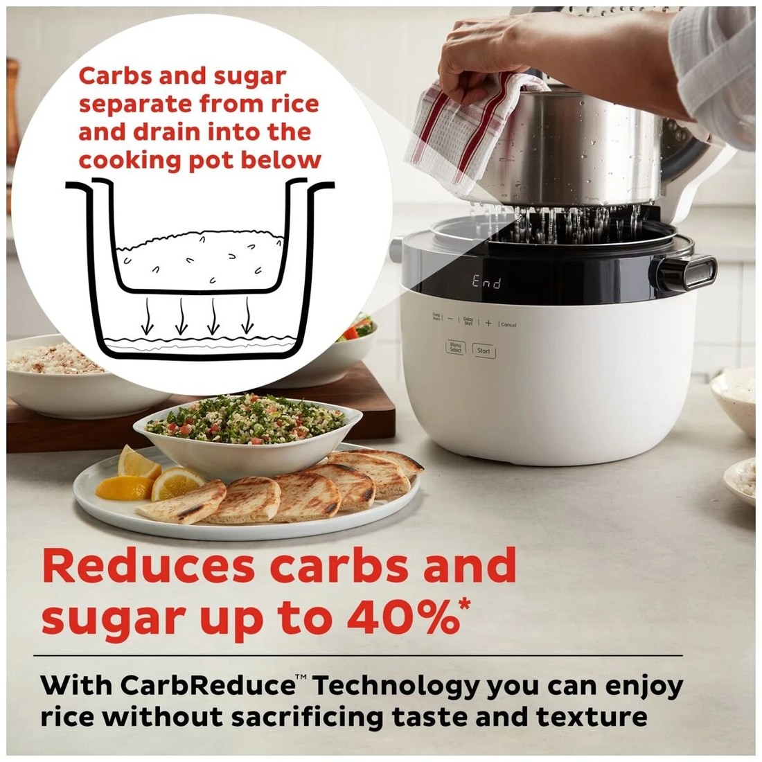 5 Instant Pot 10 Cup Rice & Grain Cooker- White, 5 of 5