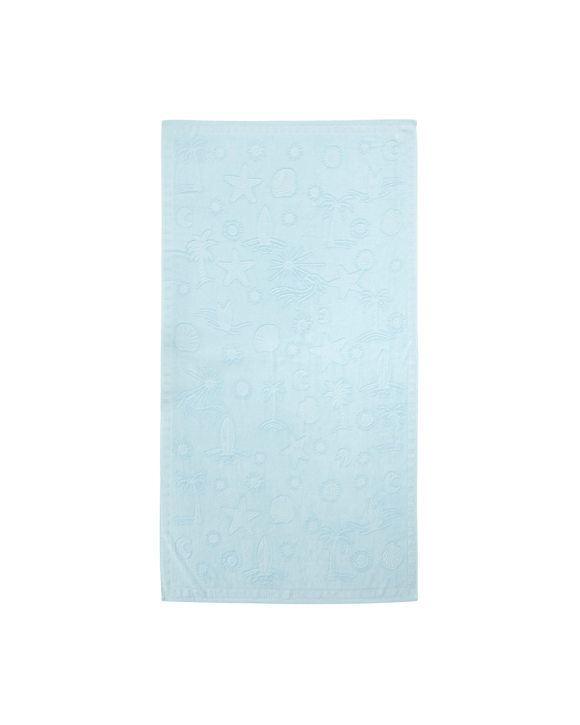 Cotton Beach Towel - Icons