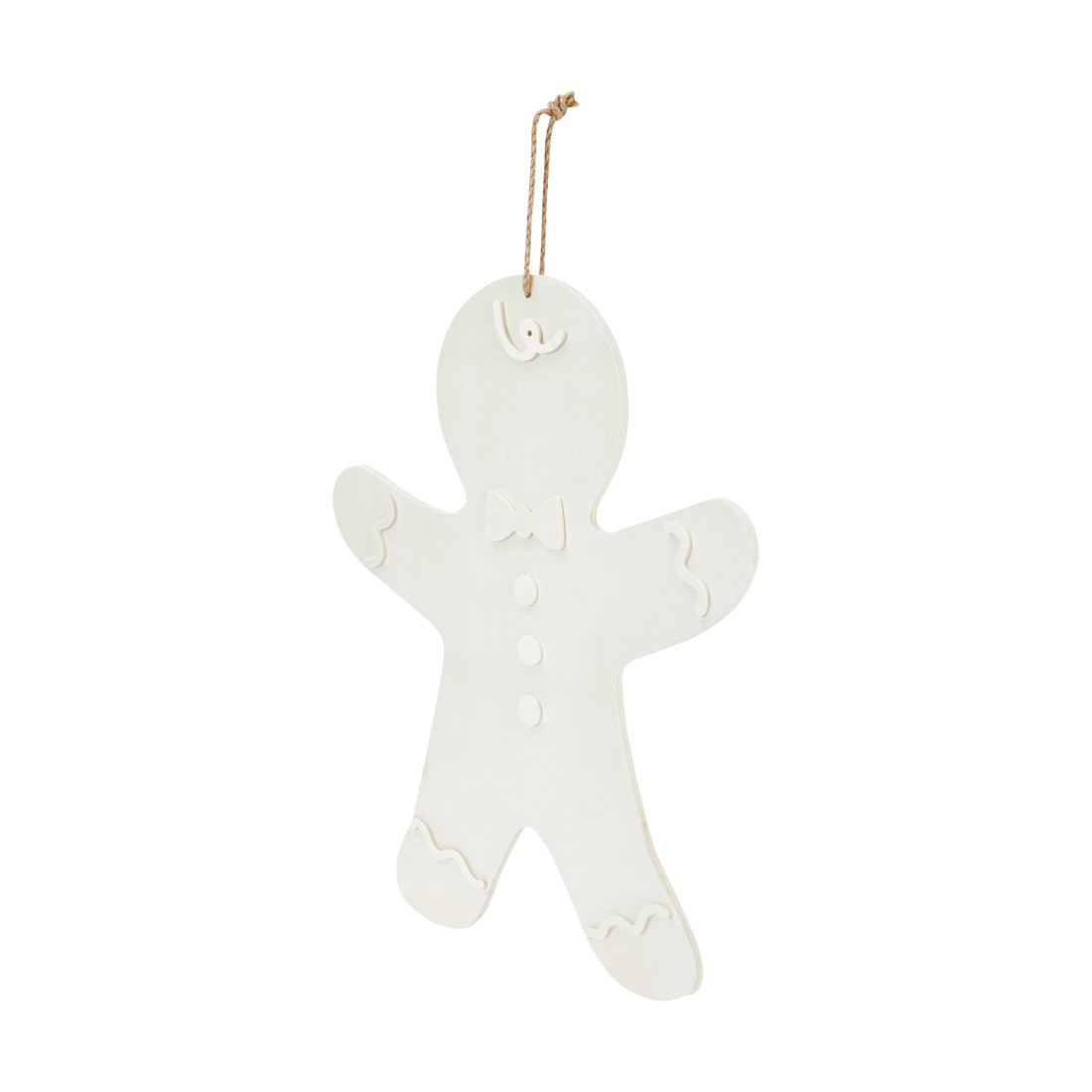 2 Craft Wood Blank Gingerbread Man, 2 of 4
