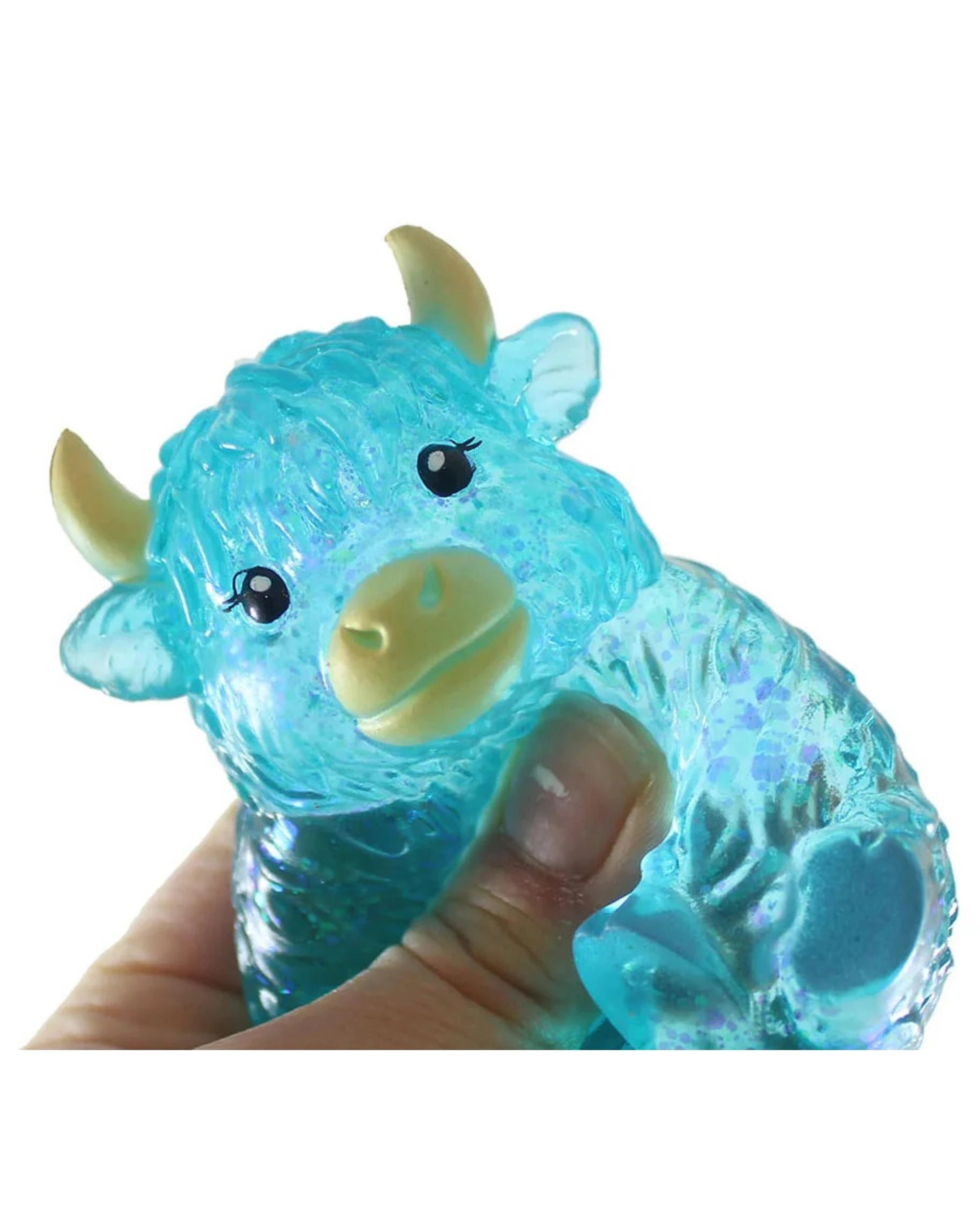 3 Squishy Translucent 8cm Highland Cow Assortment, 3 of 6