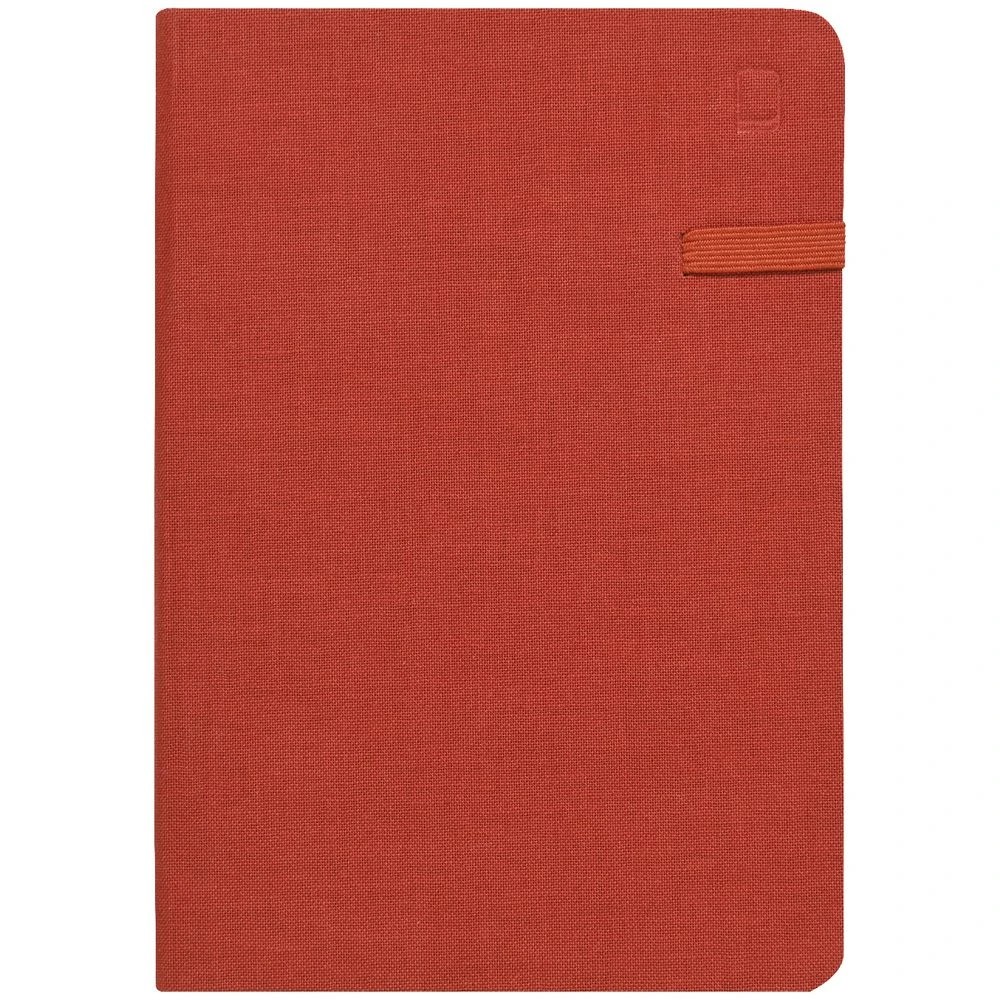 2 Modena A6 Linen Ruled Notebook Orange, 2 of 5