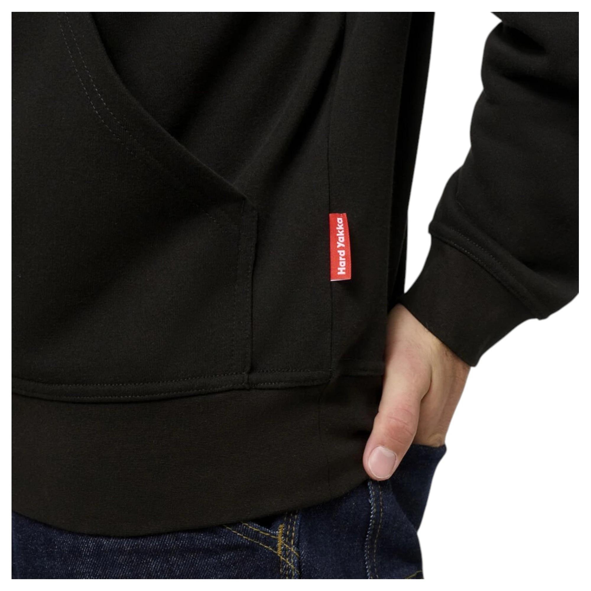 6 Hard Yakka Mens Heritage Hoodie BLACK, 6 of 7