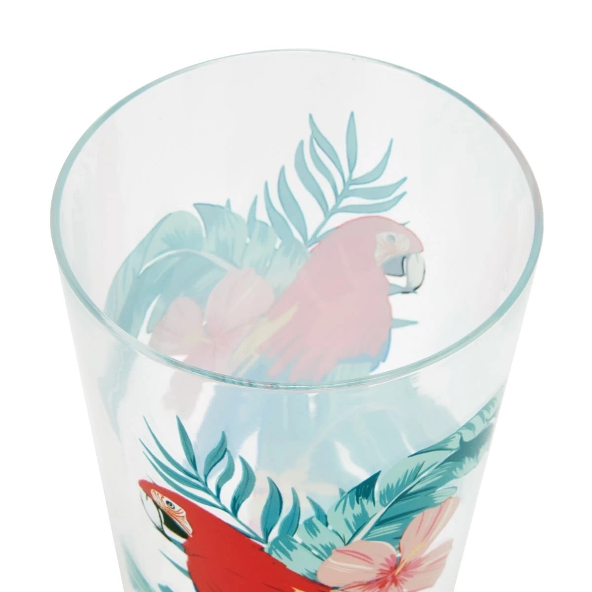 4 4 Floral Acrylic Hiball Glasses, 4 of 6