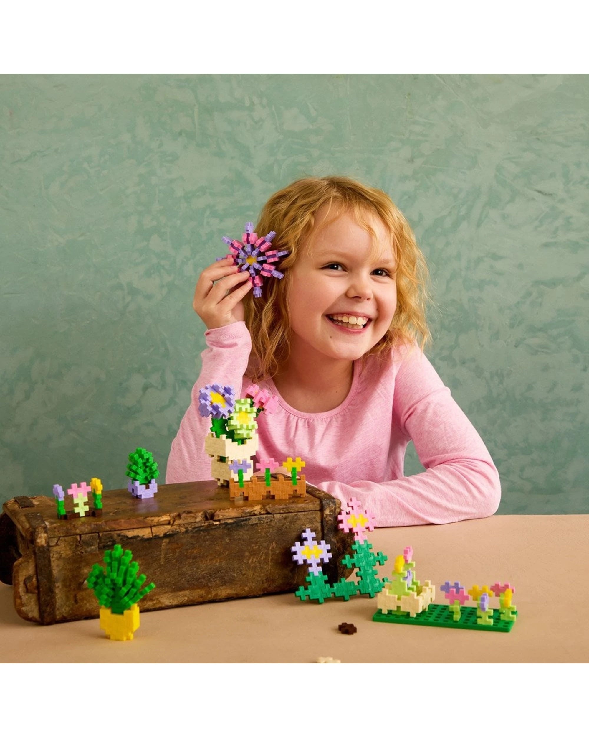Plus-Plus 600pc Learn to Build Flower Shop Building Blocks STEM Toy - Kmart