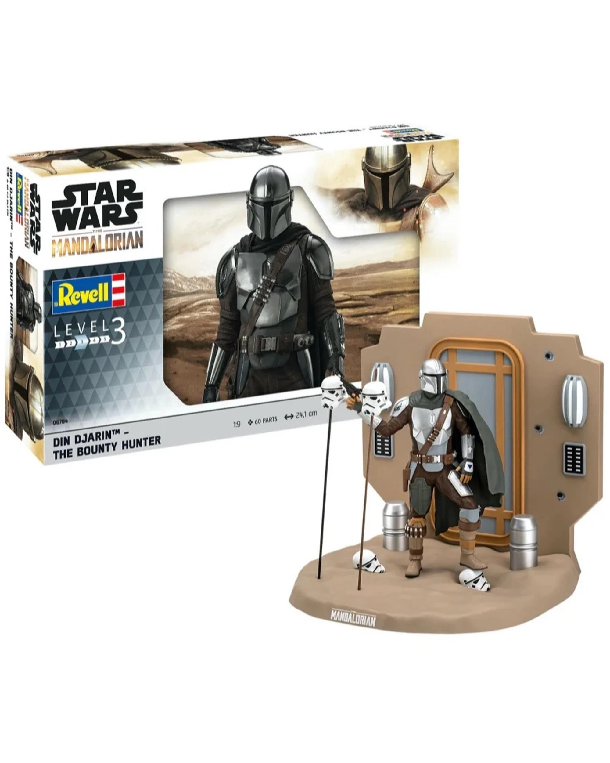 1 Revell Star Wars The Mandalorian The Bounty Hunter 1:9 Scale Model Kit, 1 of 6