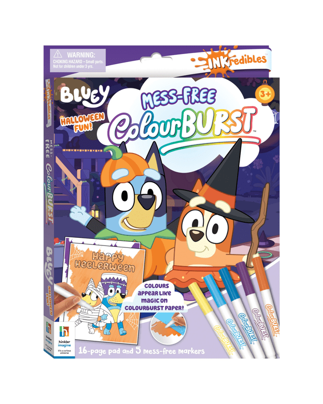 INKredibles Bluey Mess-Free ColourBurst Activity Kit - 