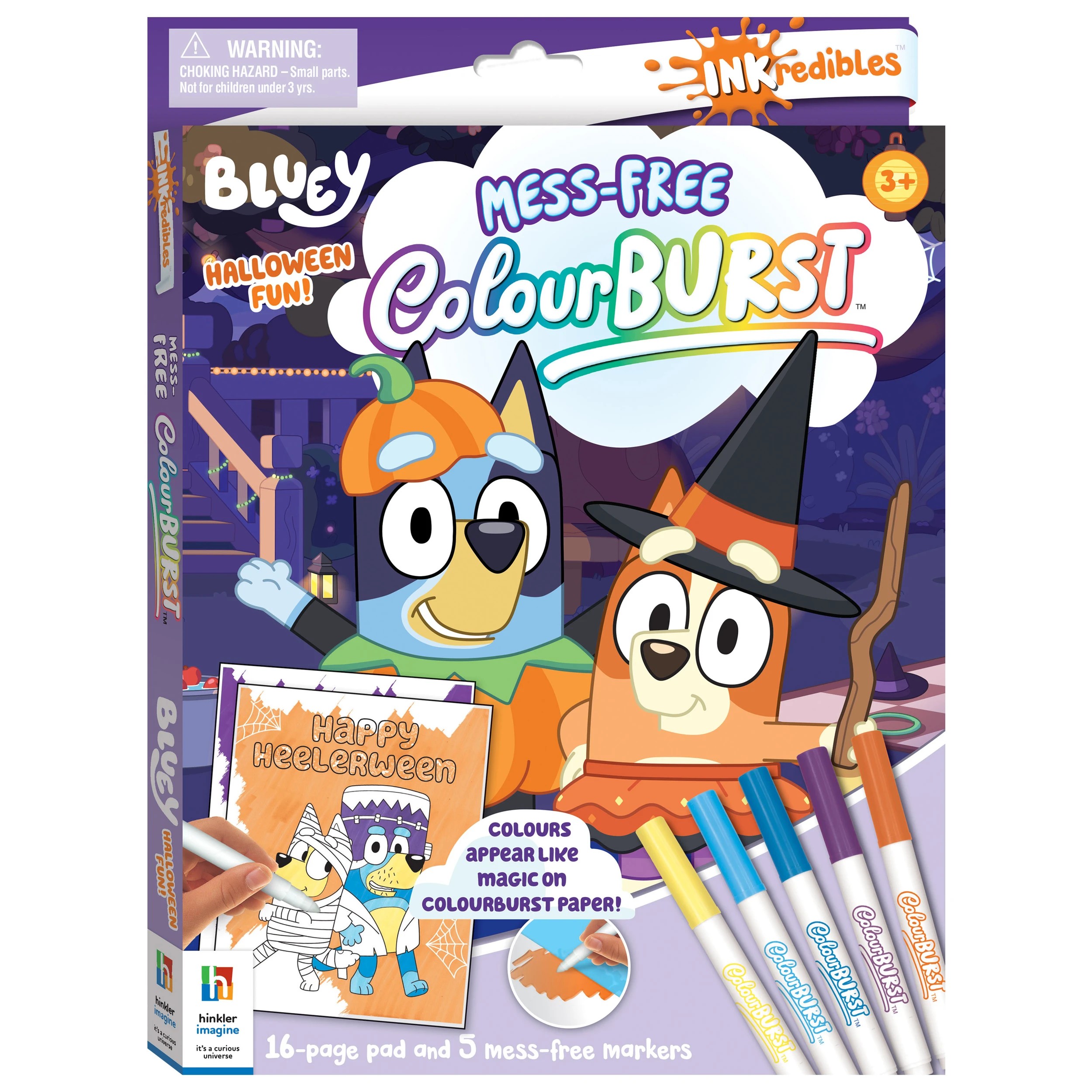 1 INKredibles Bluey Mess-Free ColourBurst Activity Kit - Book, 1 of 6