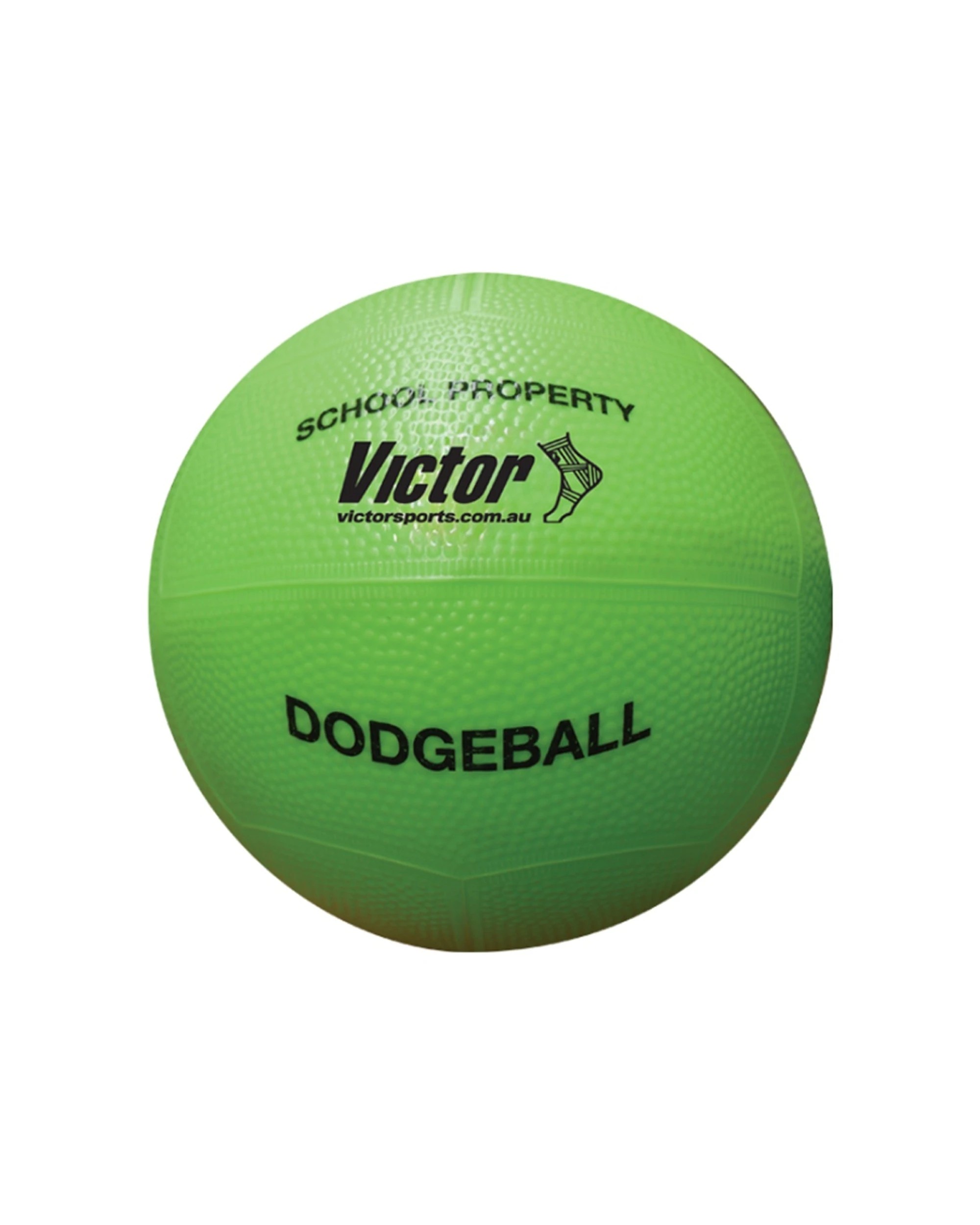 1 Victor Sports Vinyl School Dodgeball Soft Touch Foam Lightweight - Green, 1 of 1