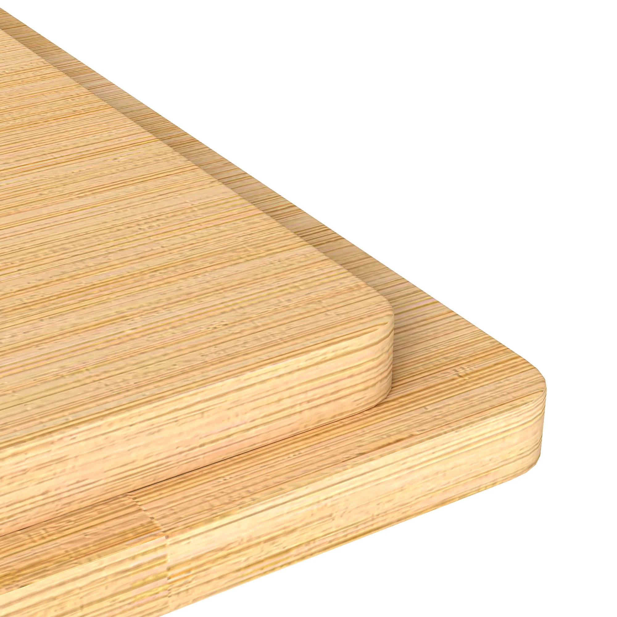 6 Toque 8 Pcs Natural Bamboo Placemat Coaster, 6 of 9