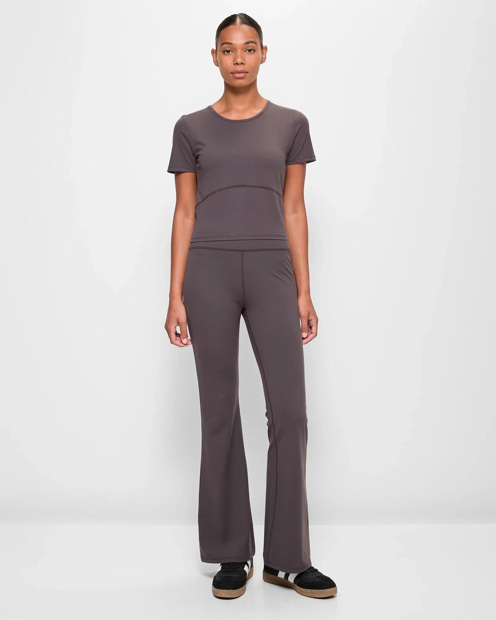 1 Target Active Studio Soft Flare Pants HICKORY, 1 of 5