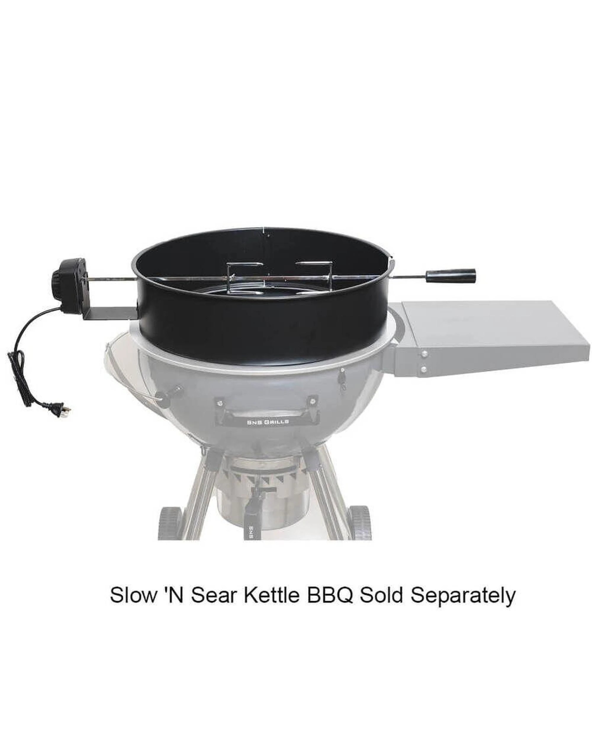 6 Flaming Coals 57cm Kettle Rotisserie Kit, 6 of 10