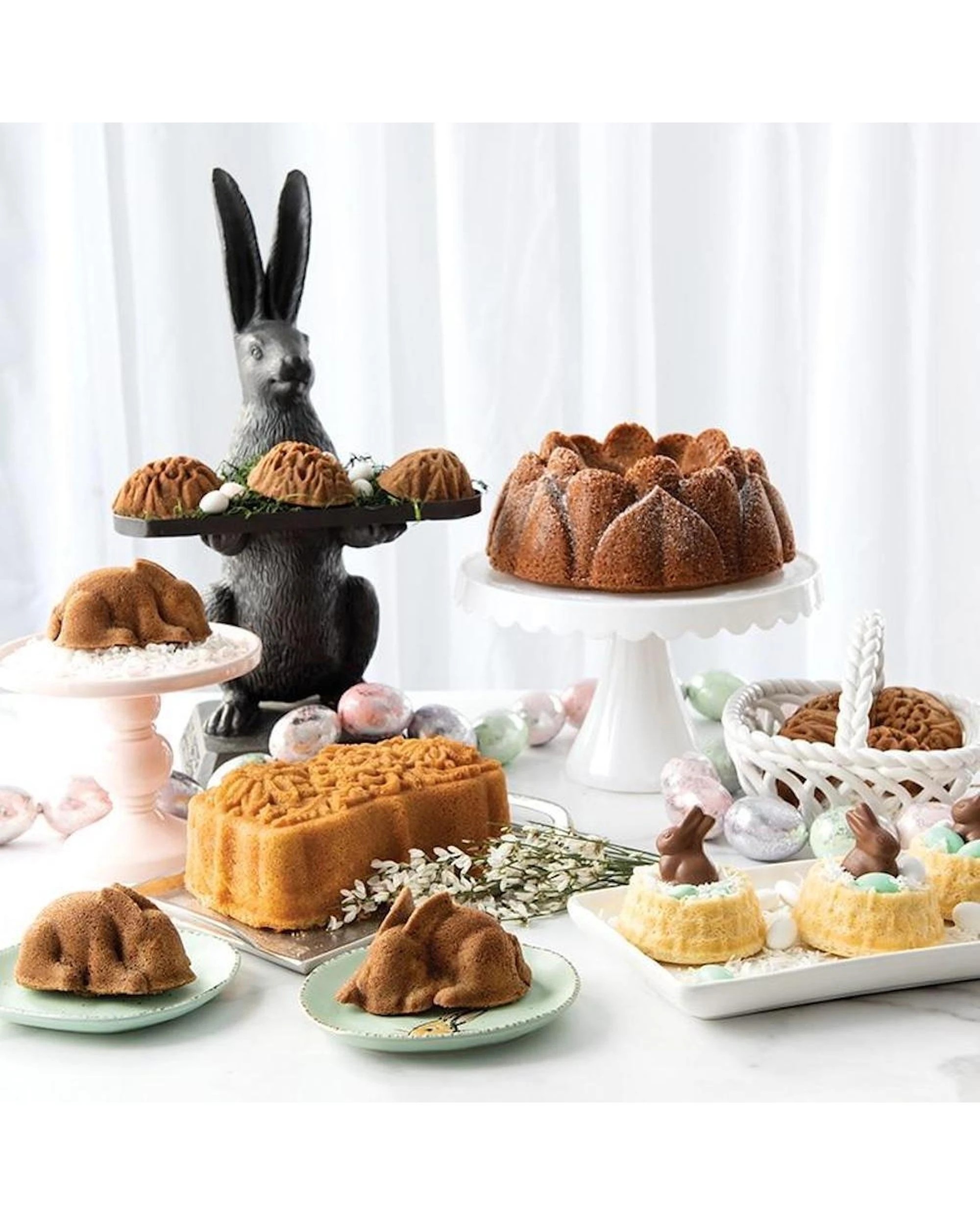 7 Nordic Ware Toffee Baby Bunny Cake Pan 31 x 31 x 6cm, 7 of 9