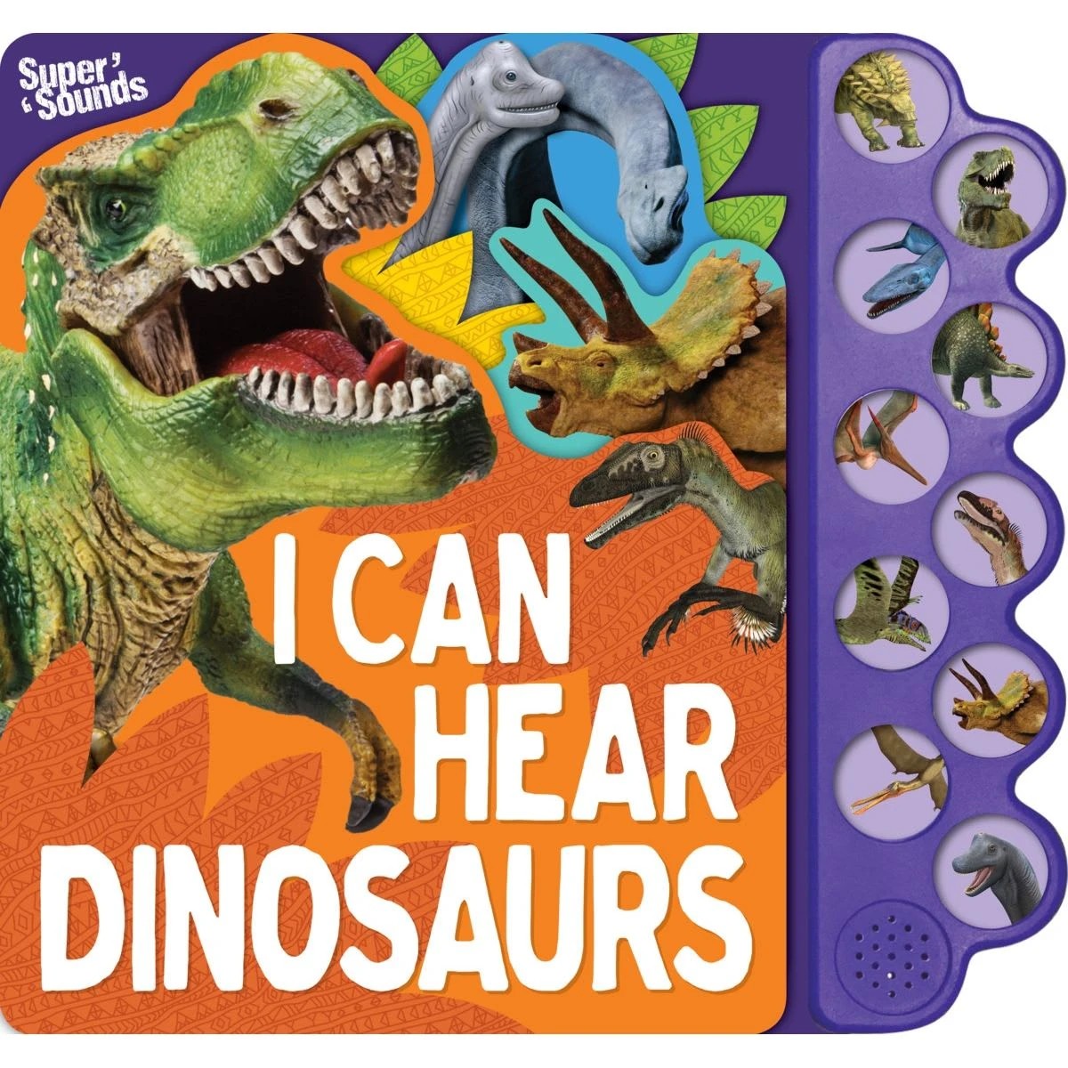 1 Super Sounds: I Can Hear Dinosaurs 10-Button Sound Book, 1 of 3