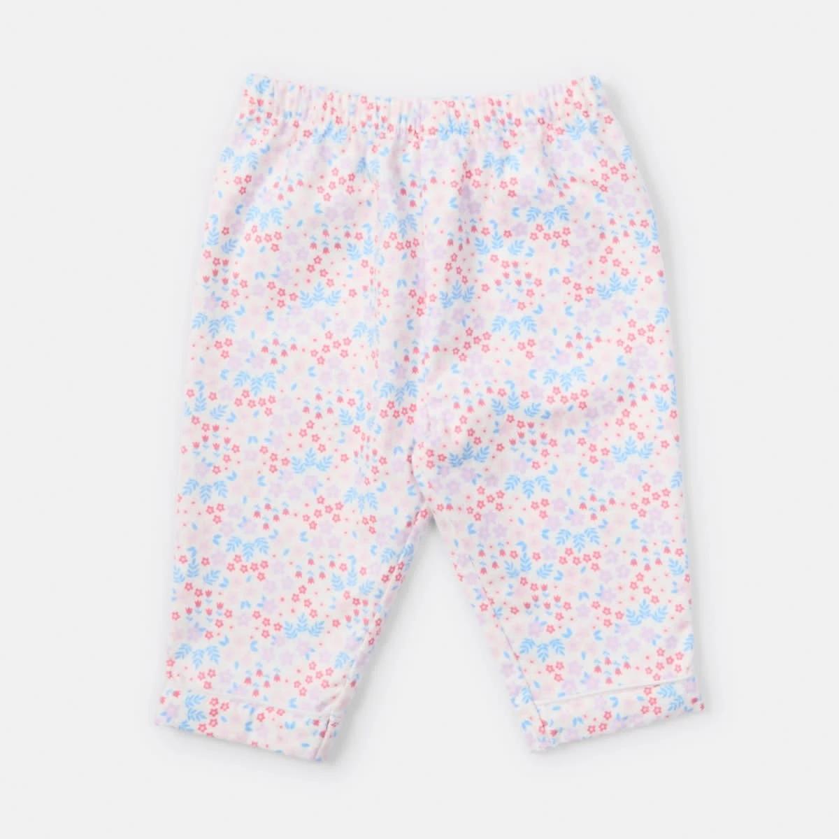 3 Flannelette Pyjama Set Wht Floral, 3 of 7