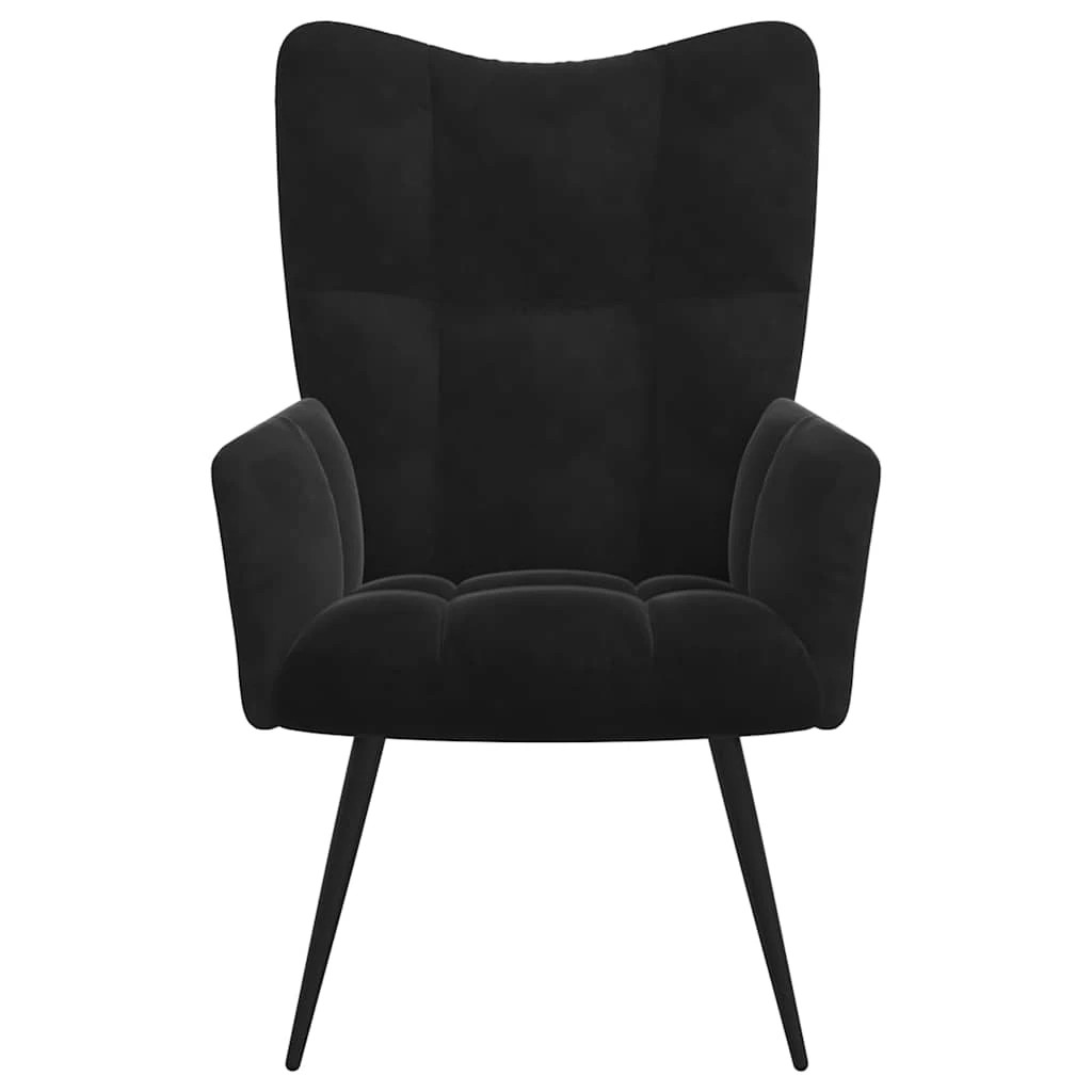 6 Vidaxl Relaxing Chair With Stool, Relaxing Chairs With Stools - Black, 6 of 10