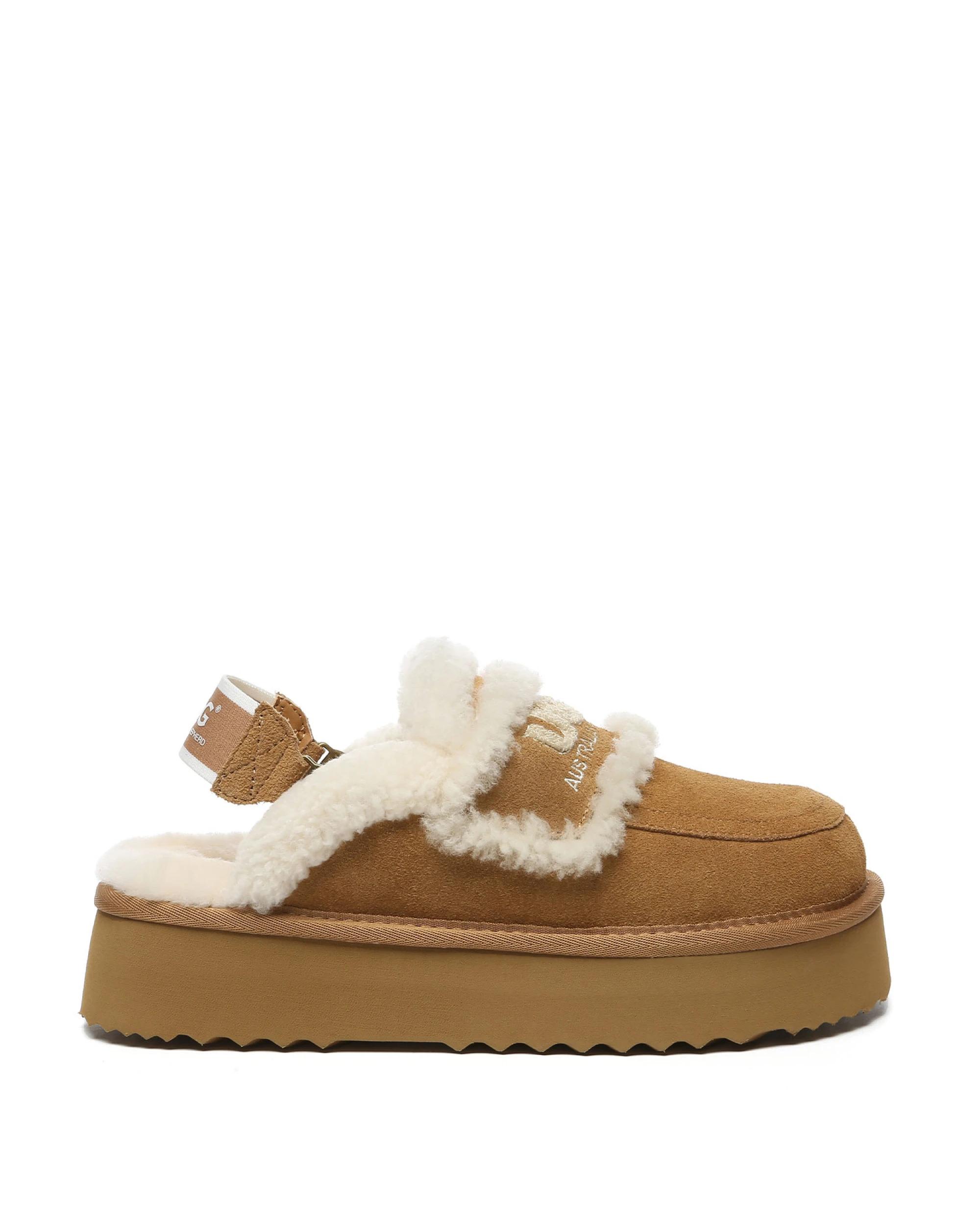 1 Australian Shepherd UGG Womens Rilee Platform CHESTNUT, 1 of 5