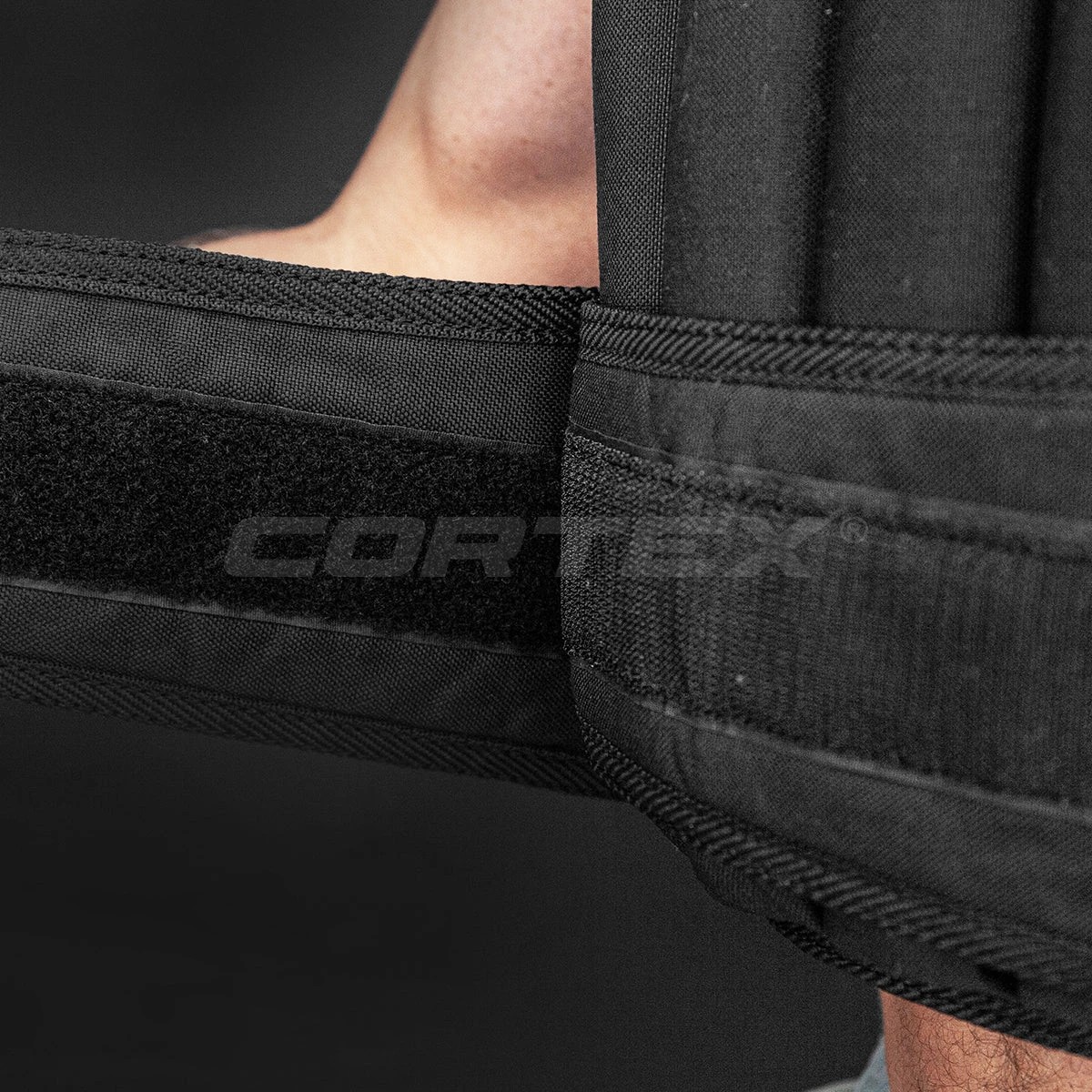 5 CORTEX 20kg Adjustable Weight Vest with 1kg Increments in Black, 5 of 10