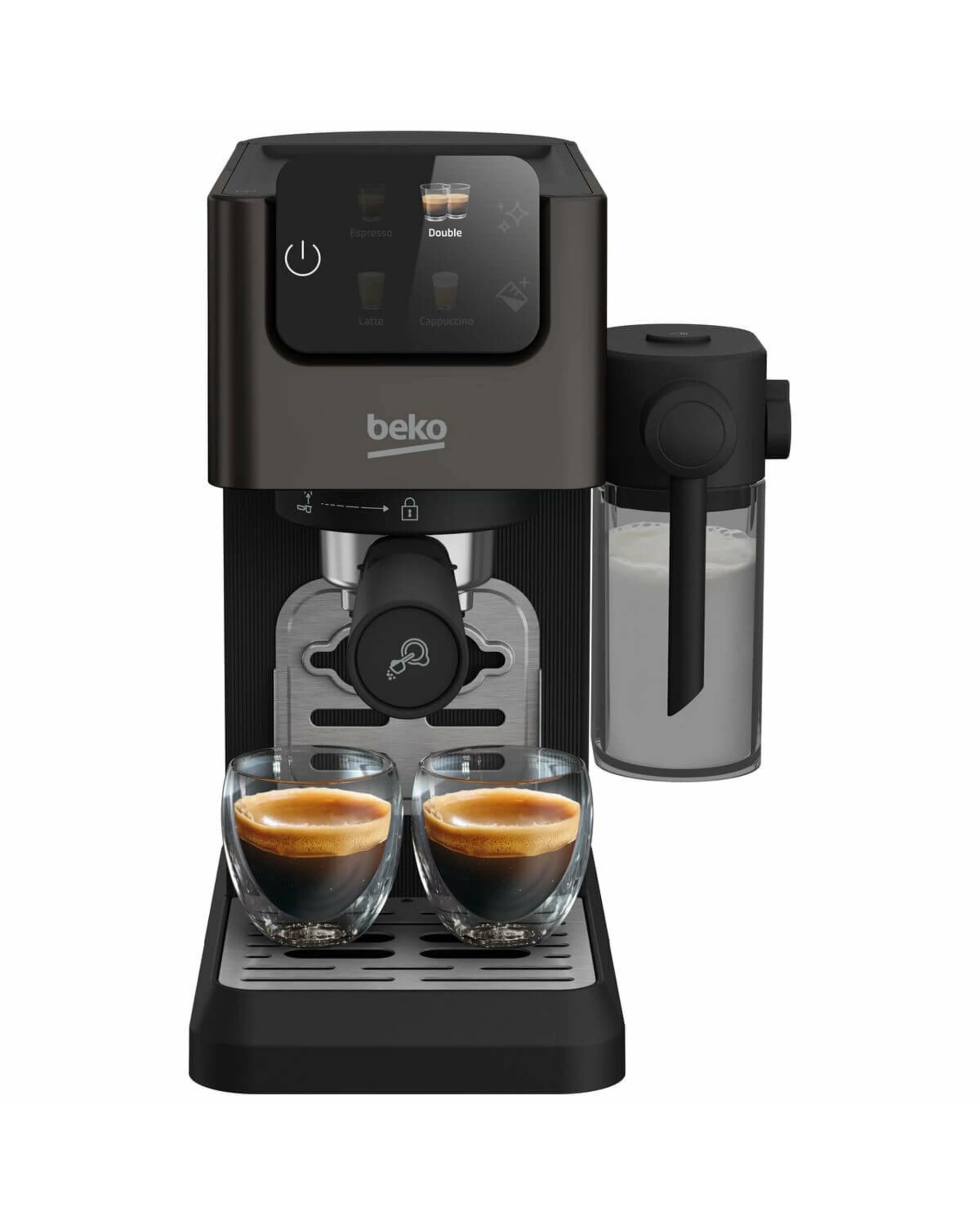 5 Beko CaffeExperto Semi Automatic Espresso Machine with Milk Frother & Cup, 5 of 5