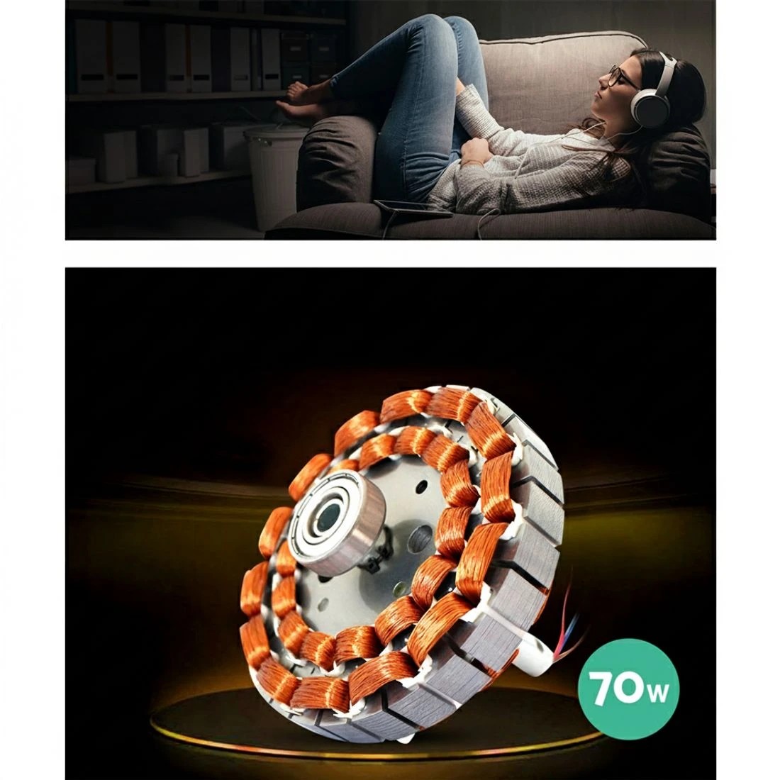 6 Devanti 52'' Ceiling Fan DC Motor w/Light w/Remote - - Multi, 6 of 7