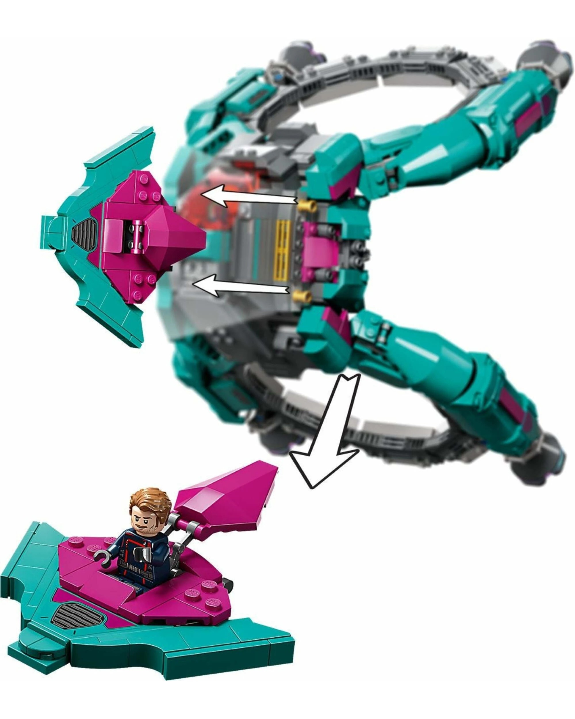 4 LEGO Marvel Series 76255 The New Guardians' Ship, 4 of 5