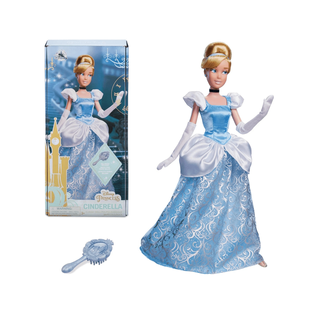1 Disney Classic Doll - Cinderella - Blue, 1 of 5