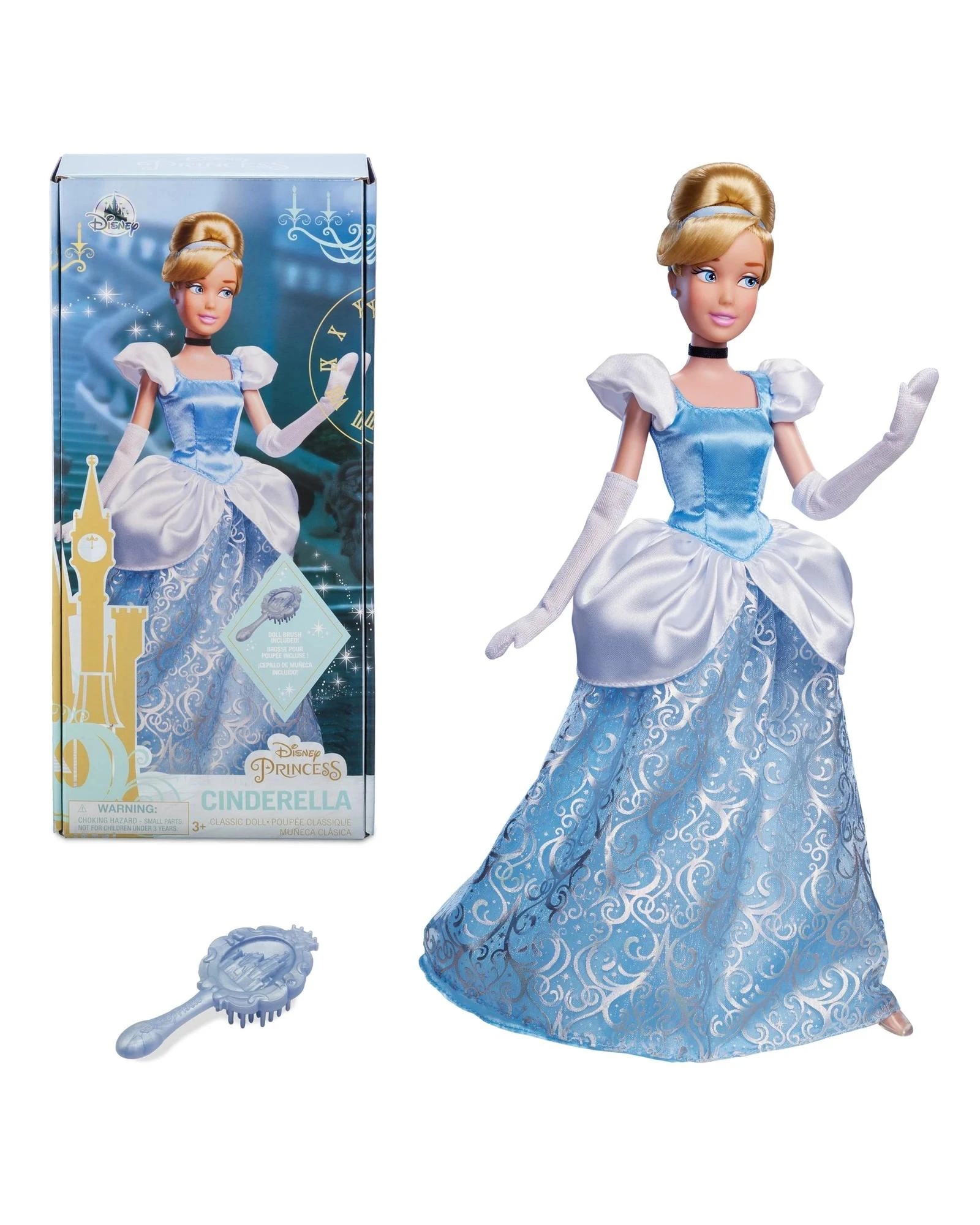 1 Disney Classic Doll - Cinderella - Blue, 1 of 5
