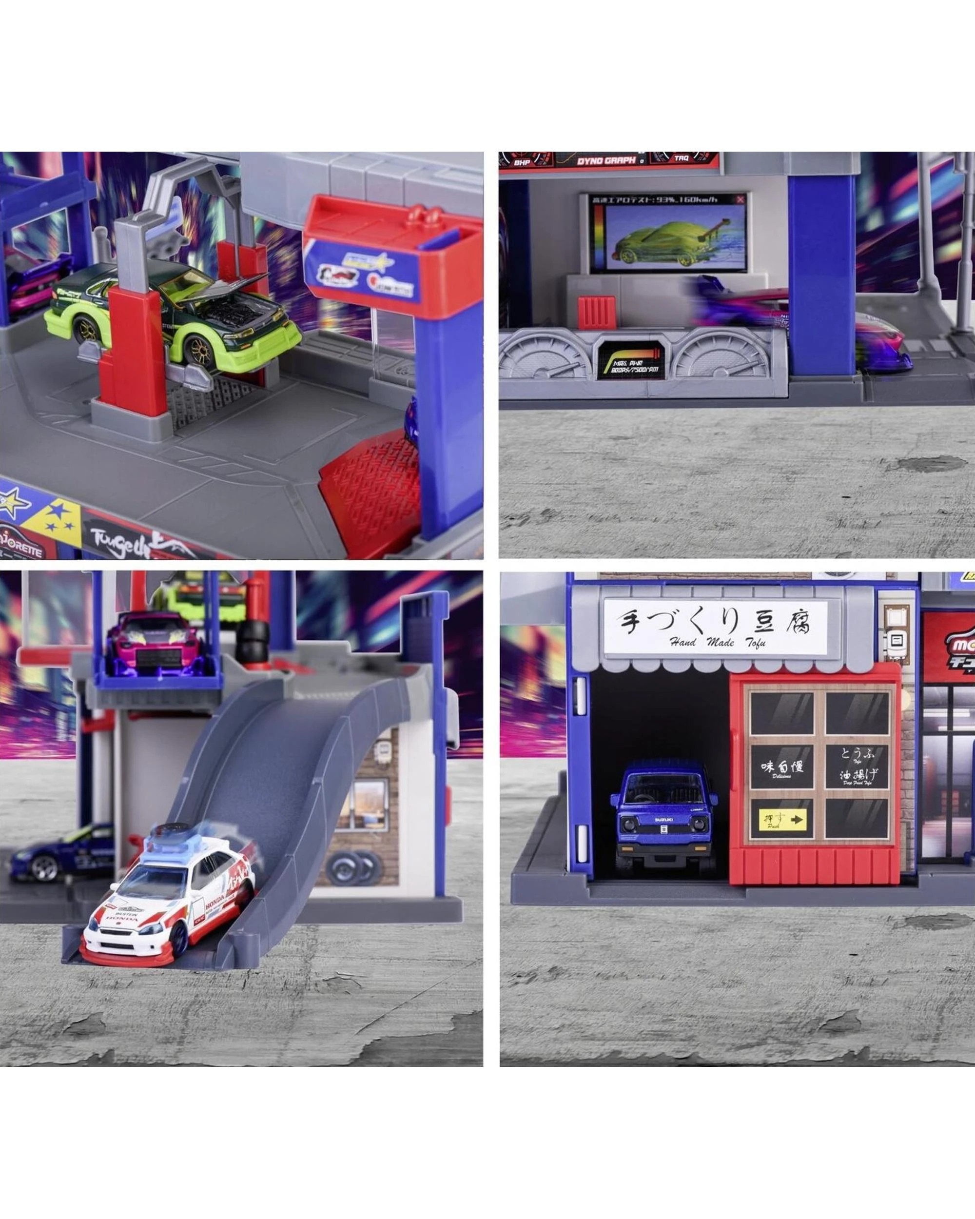 4 Majorette Japan Series Tuning Garage Playset, 4 of 6