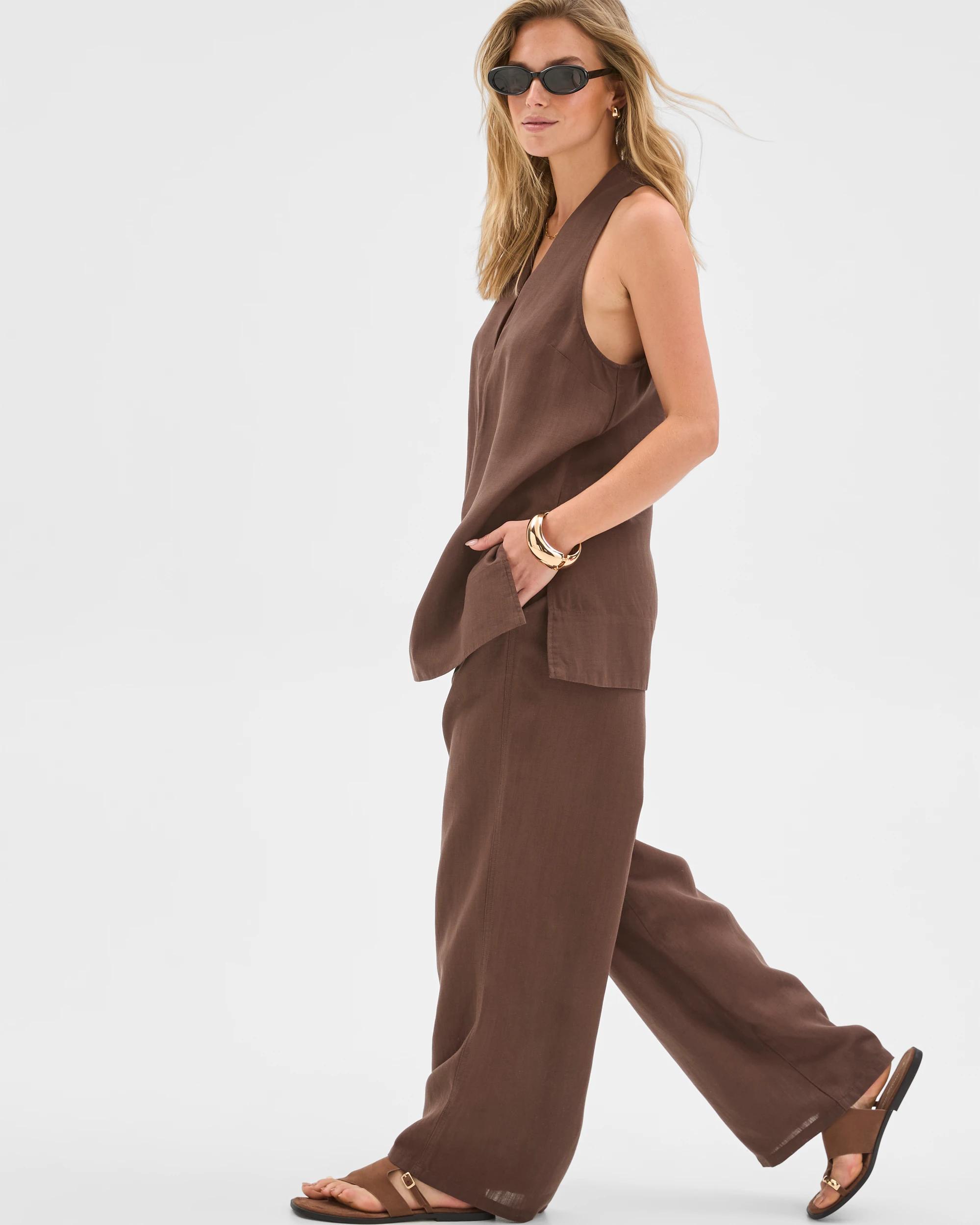 4 Lily Loves Wide Leg Pants BARK, 4 of 7