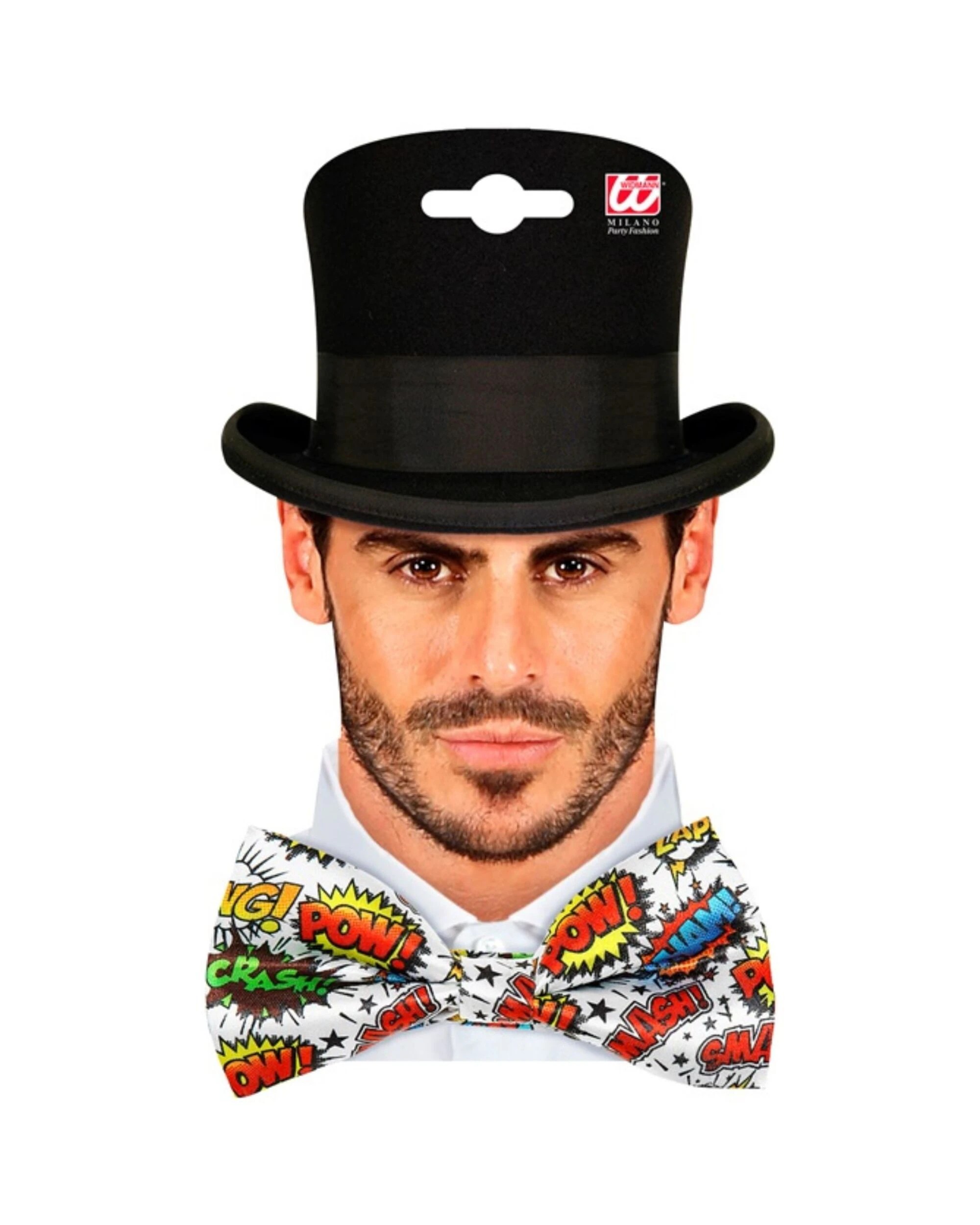 2 Widmann Pop Art Comic Print Bow Tie - One Size - Multi, 2 of 2