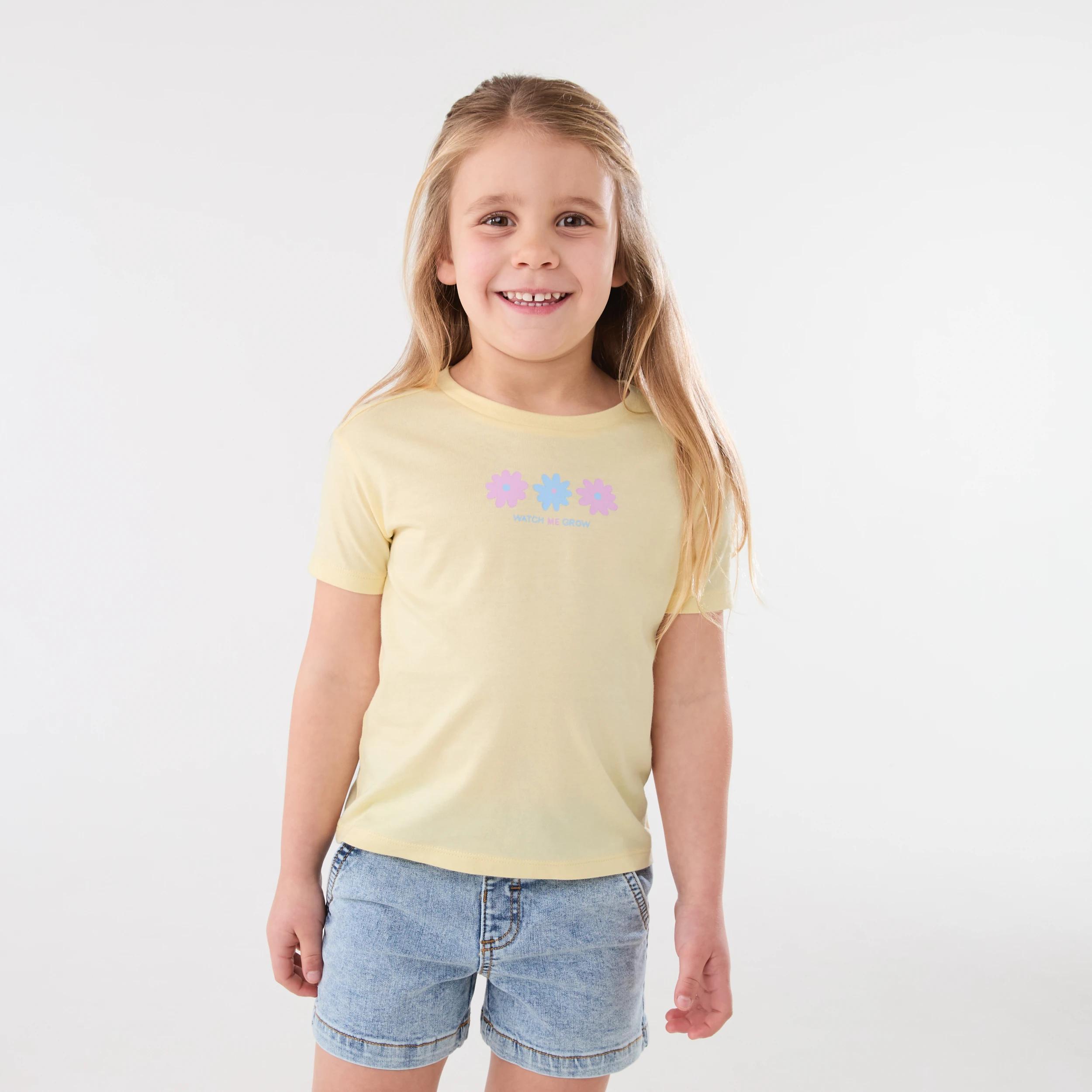1 Printed T-shirt Ylw Floral, 1 of 6