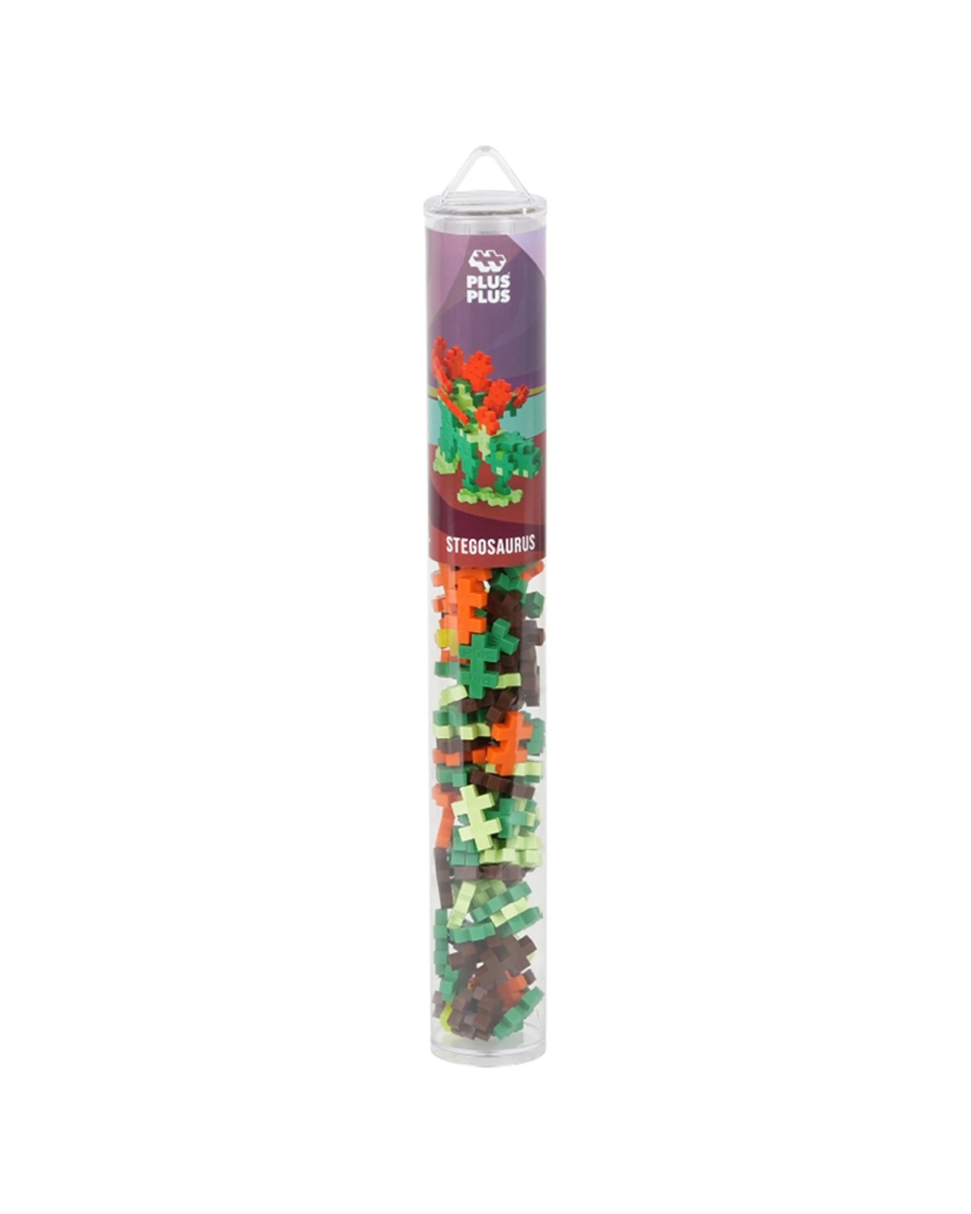2 Plus-Plus 100pc Stegosaurus Tube Creativity Puzzle Kids Fun Toy, 2 of 3