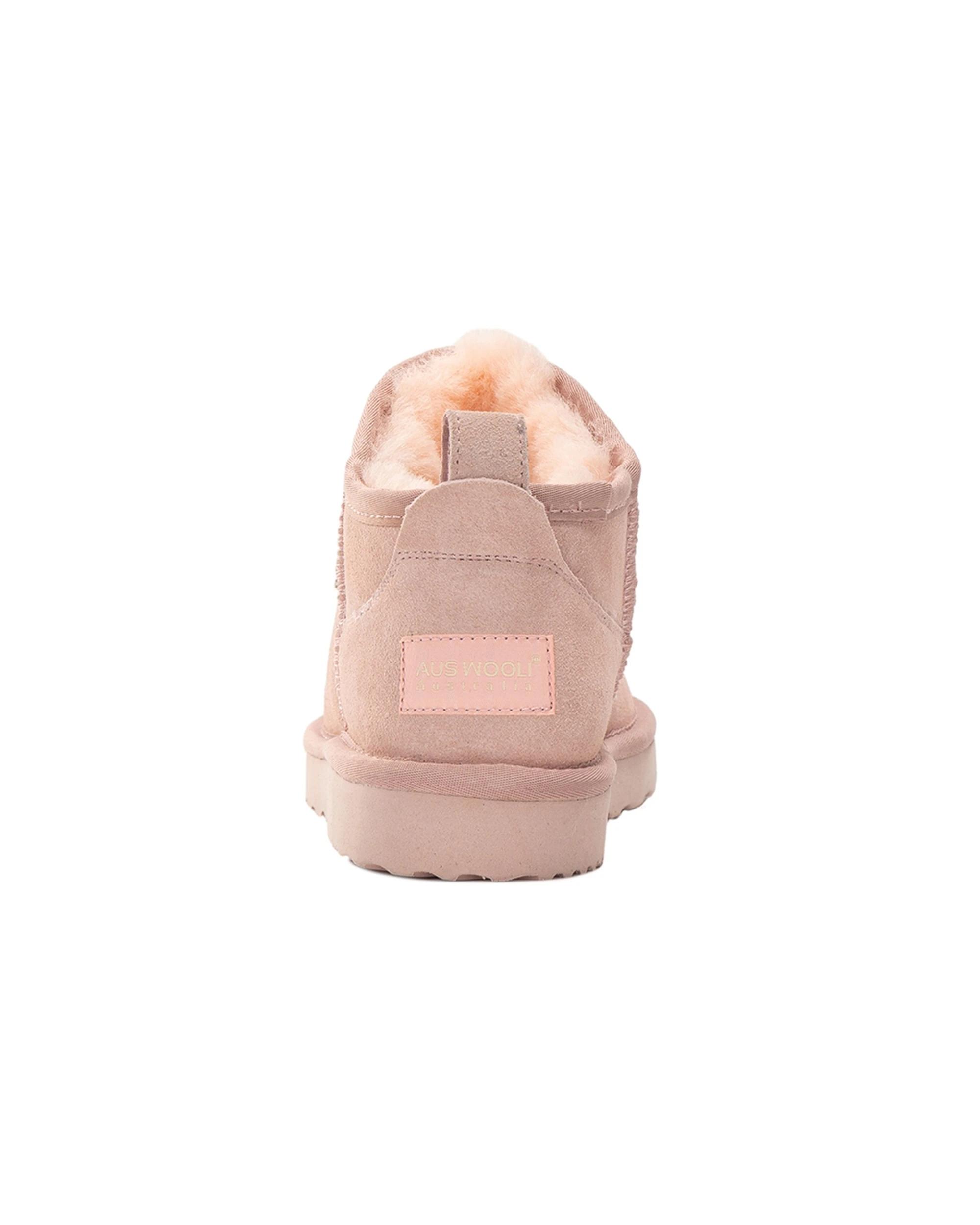 7 AUS WOOLI  Sheepskin Classic Ultra Mini UGG Boots PALEPINK, 7 of 7