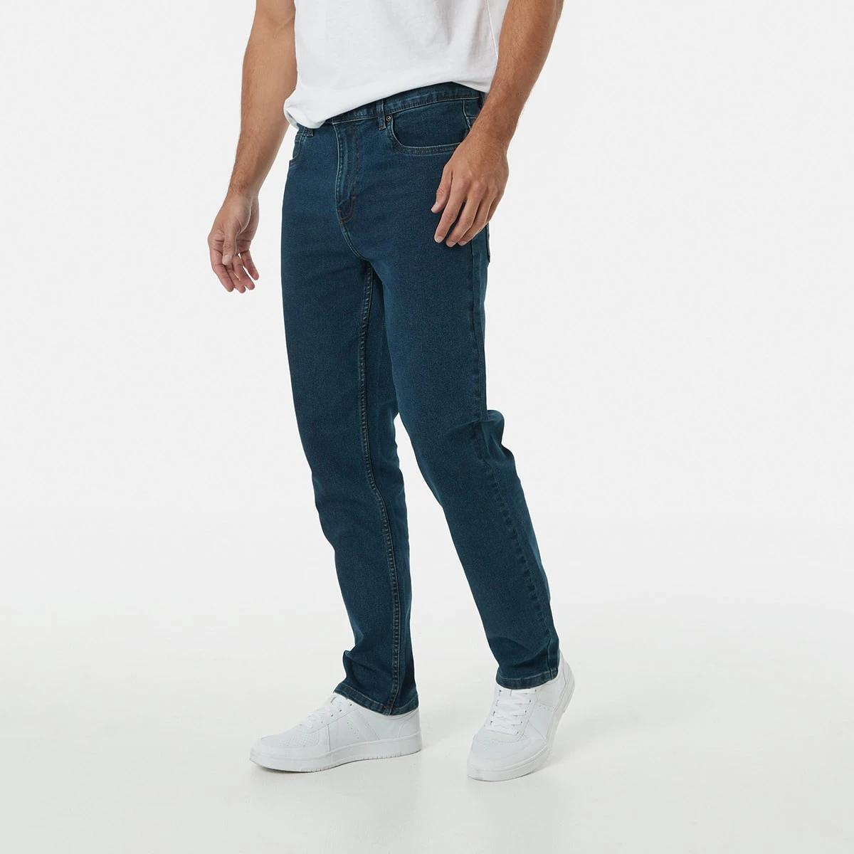 2 Straight Stretch Jeans DARK WASH, 2 of 5
