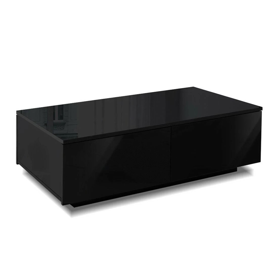1 Artiss Coffee Table 4 Drawers  Trevi - Black, 1 of 8
