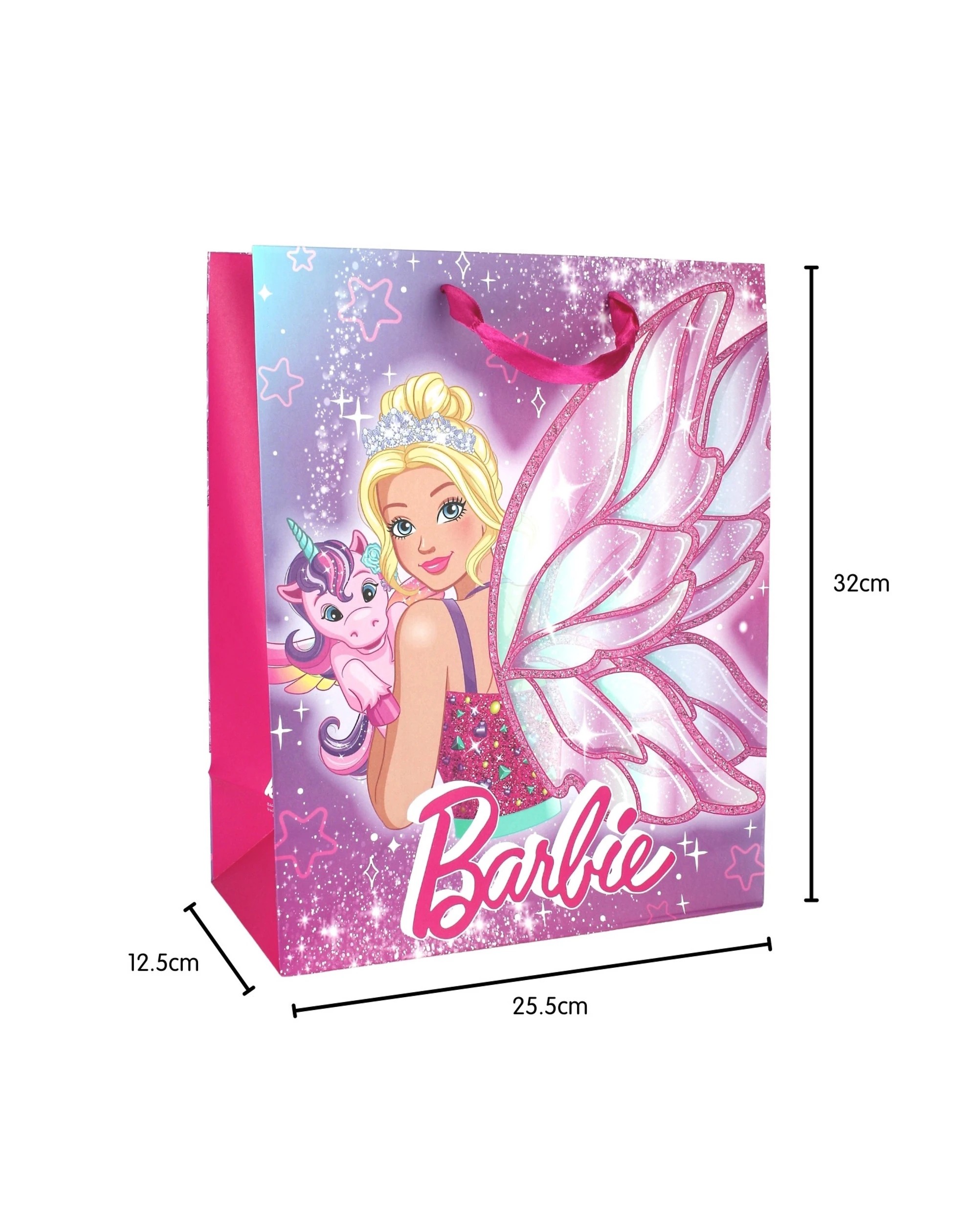 2 Artwrap Barbie Fairy Gift Bag 32cm, 2 of 2