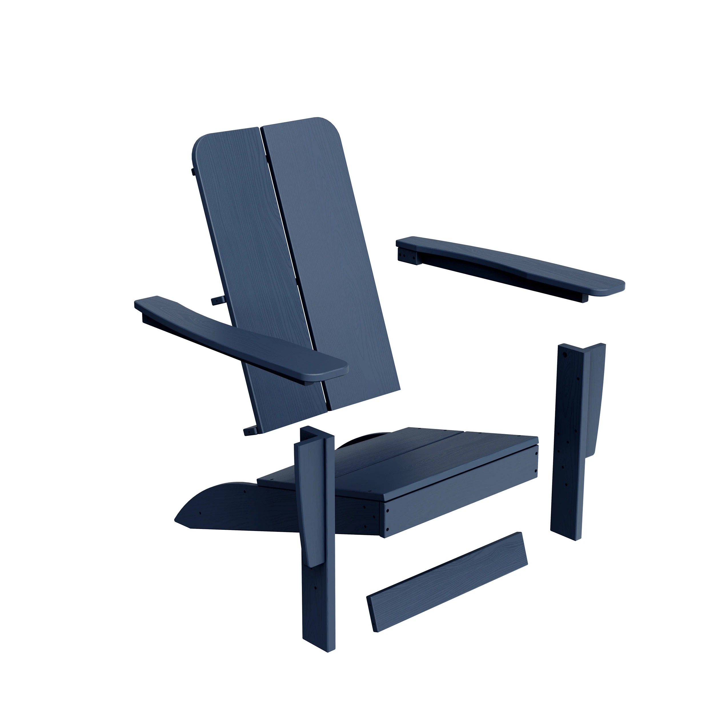 6 IHOMDEC Outdoor HDPE Adirondack Chair, 6 of 9