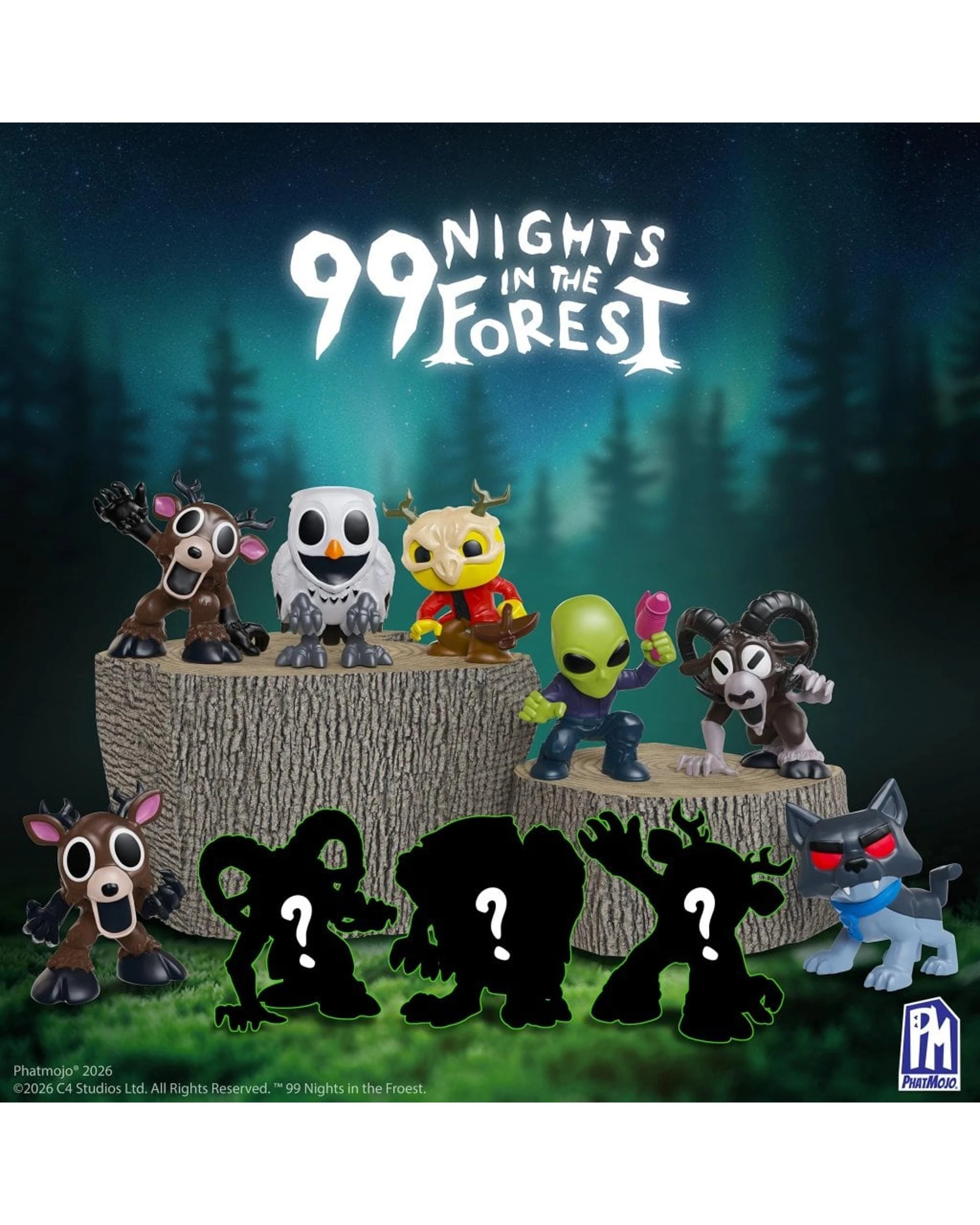 3 Roblox 99 Nights in the Forest Mystery Minifigure Blind Box, 3 of 7