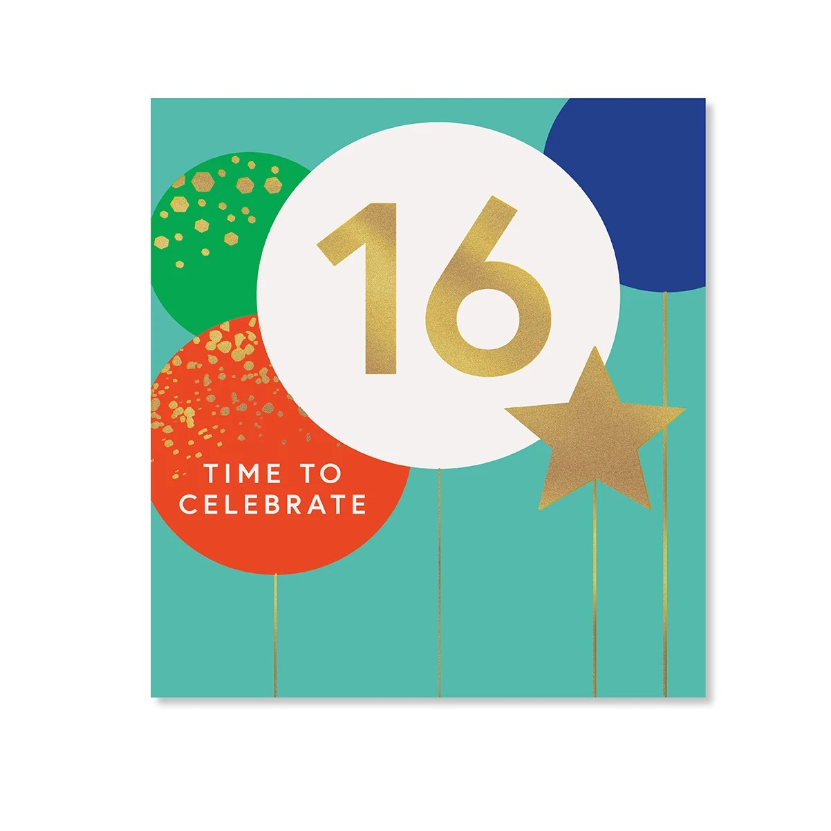 3 Hallmark 16th Birthday Card - Balloons, 3 of 3