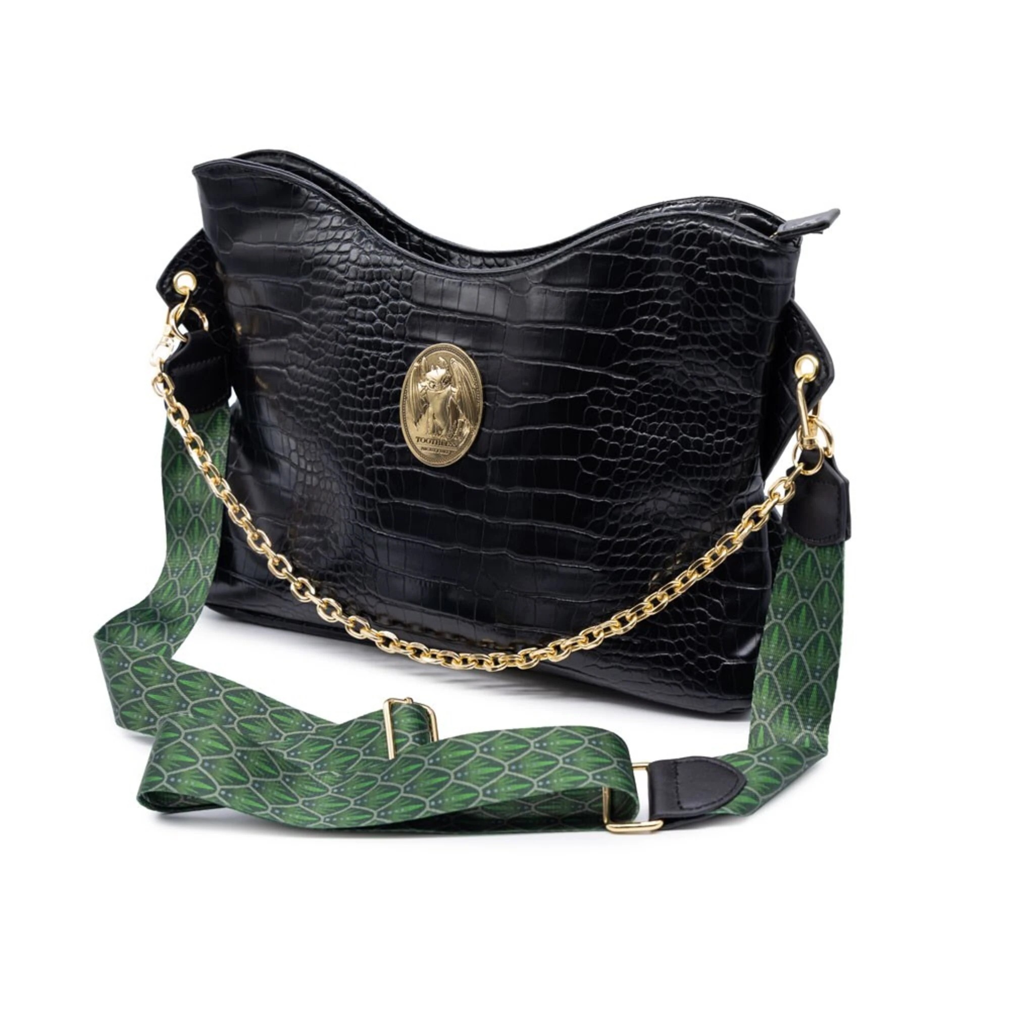 1 How to Train Your Dragon - Dragon Scale Premium Handbag - Black, 1 of 3