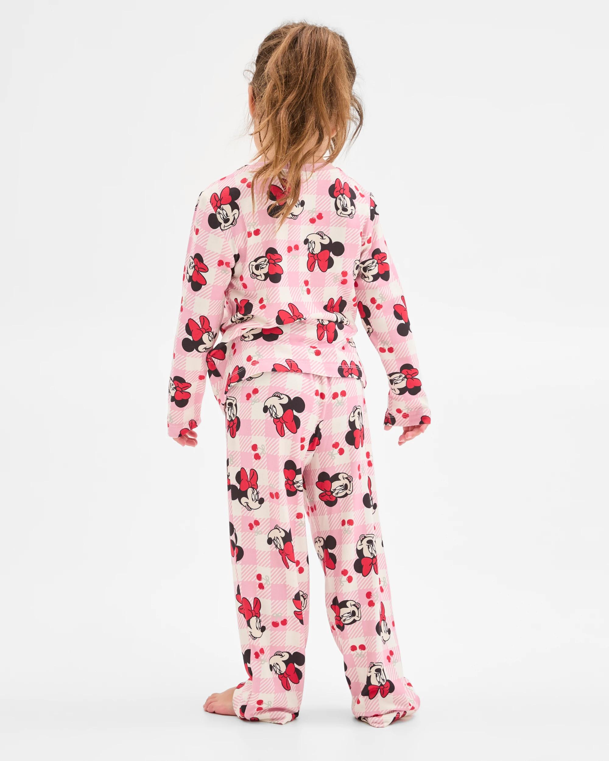 3 Disney Minnie Gift Pack Younger Girls Hacci Knit Pyjama Set MINNIE, 3 of 8