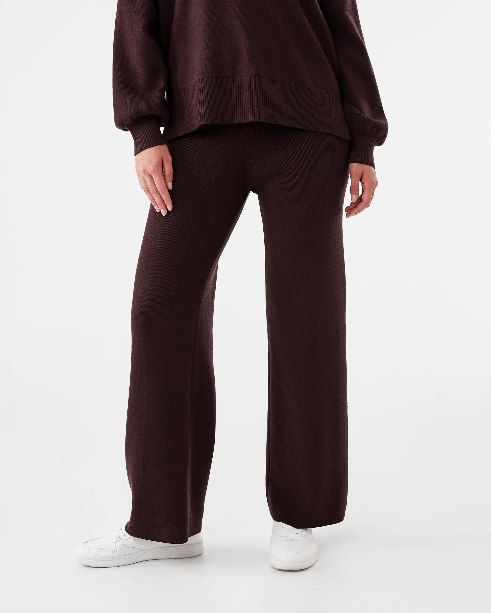 1 True Knit Pants Choc Plum, 1 of 5