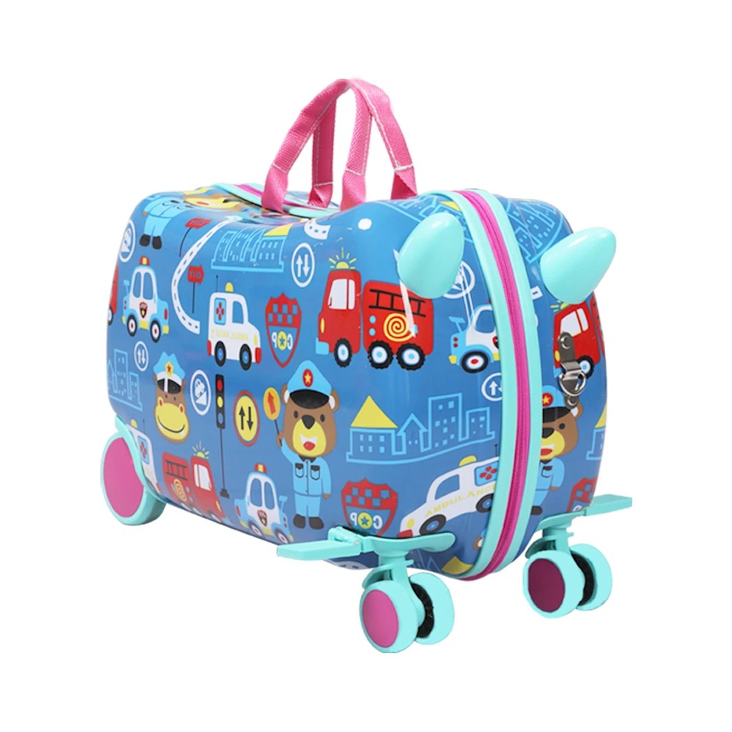 2 BoPeep 17 Inch Kids Ride On Suitcase Car Design, 2 of 8