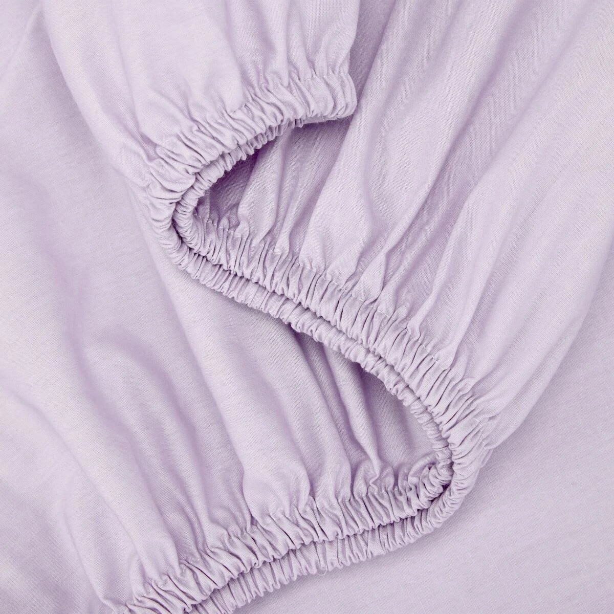 3 225 Thread Count Cotton Rich Sheet Set - Single Bed, Lilac, 3 of 6