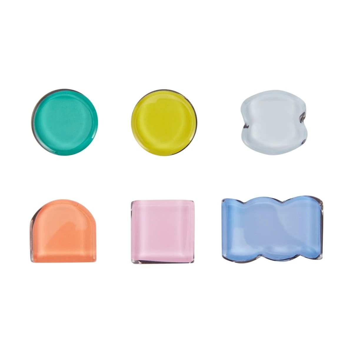 1 6 Pack Glass Magnet Set, 1 of 5