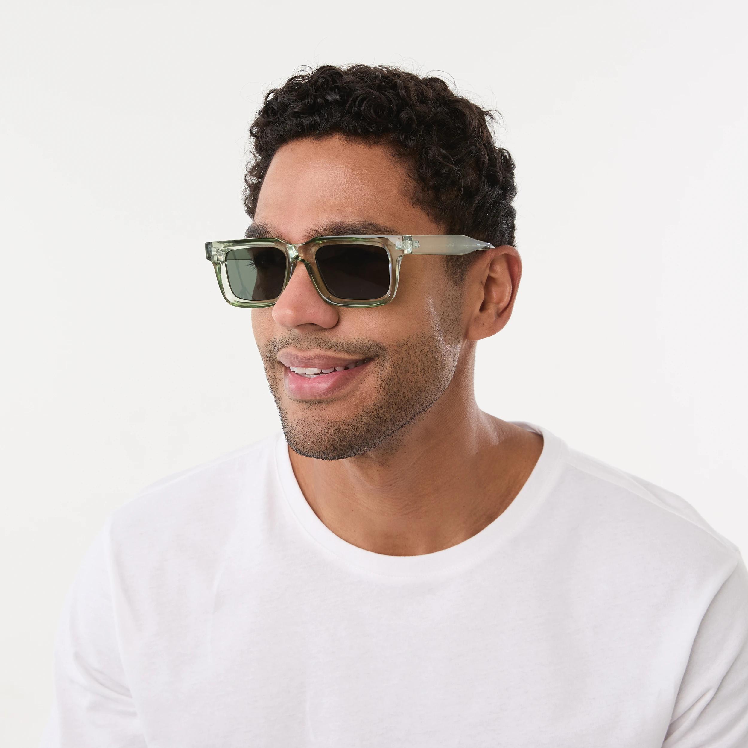 5 Fashion D Frame Sunglasses Grn Khaki, 5 of 6