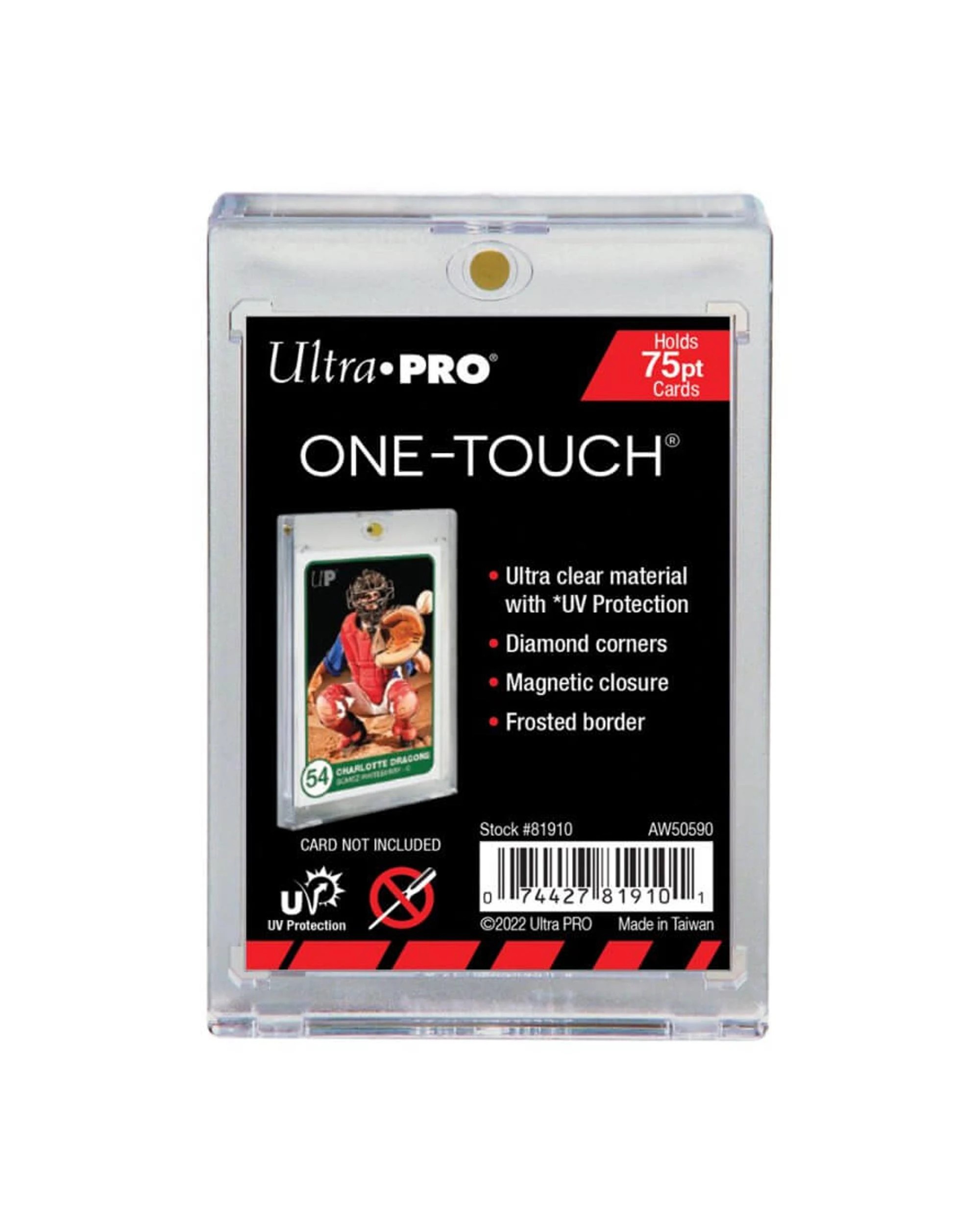 1 Ultra Pro Specialty Holders UV One-Touch 75pt Magnetic Closure Card Holder - Clear, 1 of 1