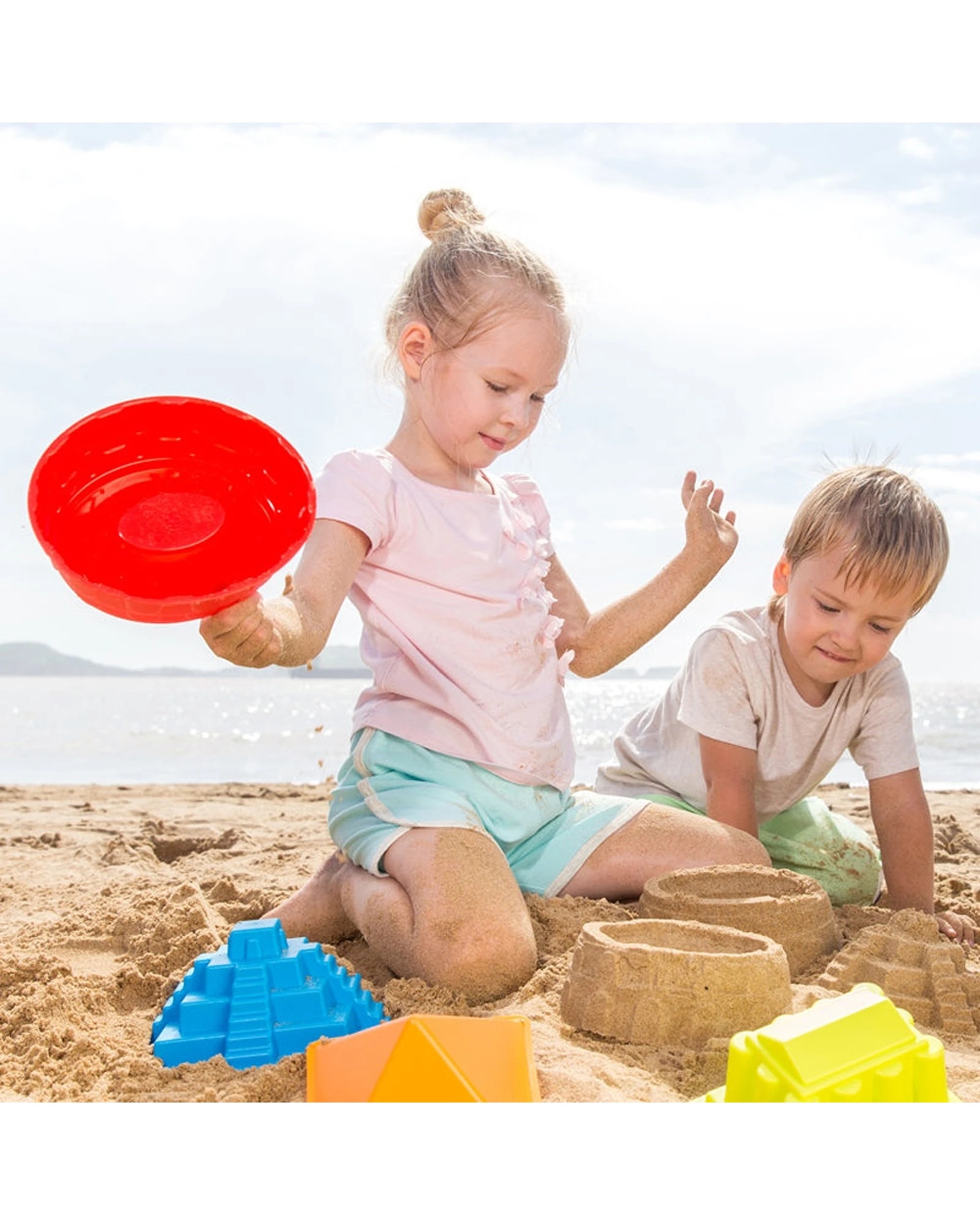 3 Hape Colosseum Building Sandpit Mould Educational Kids Beach Activity Toy - Multi, 3 of 3