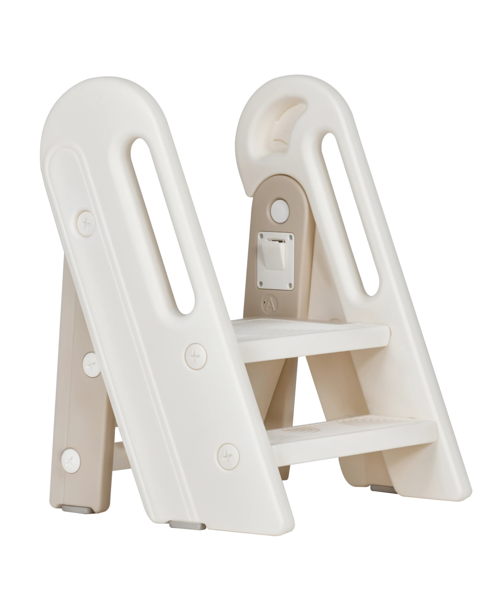 1 Advwin Foldable Toddler Step Stool for Bathroom Sink and Potty Training, 2-3 Tiers Kitchen Counter Stool Helper, 1 of 9